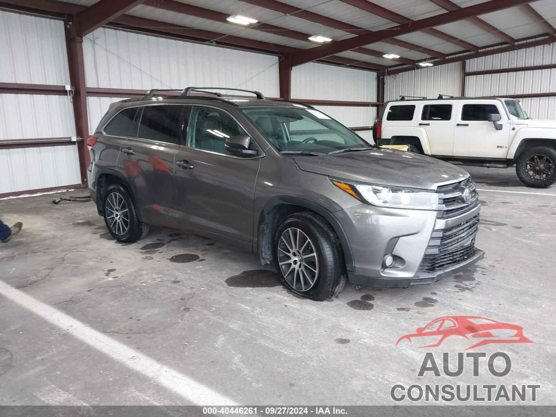 TOYOTA HIGHLANDER 2018 - 5TDJZRFHXJS558187