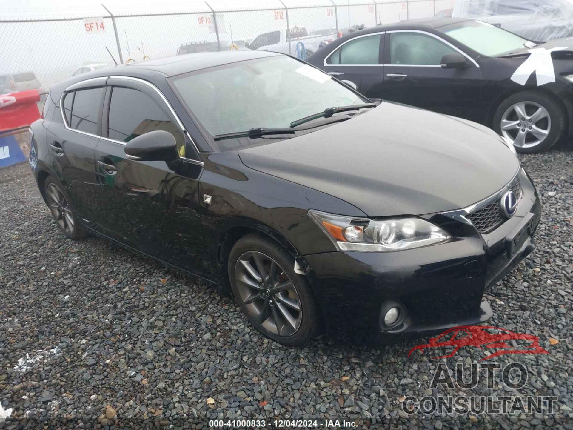 LEXUS CT 200H 2012 - JTHKD5BH7C2056876