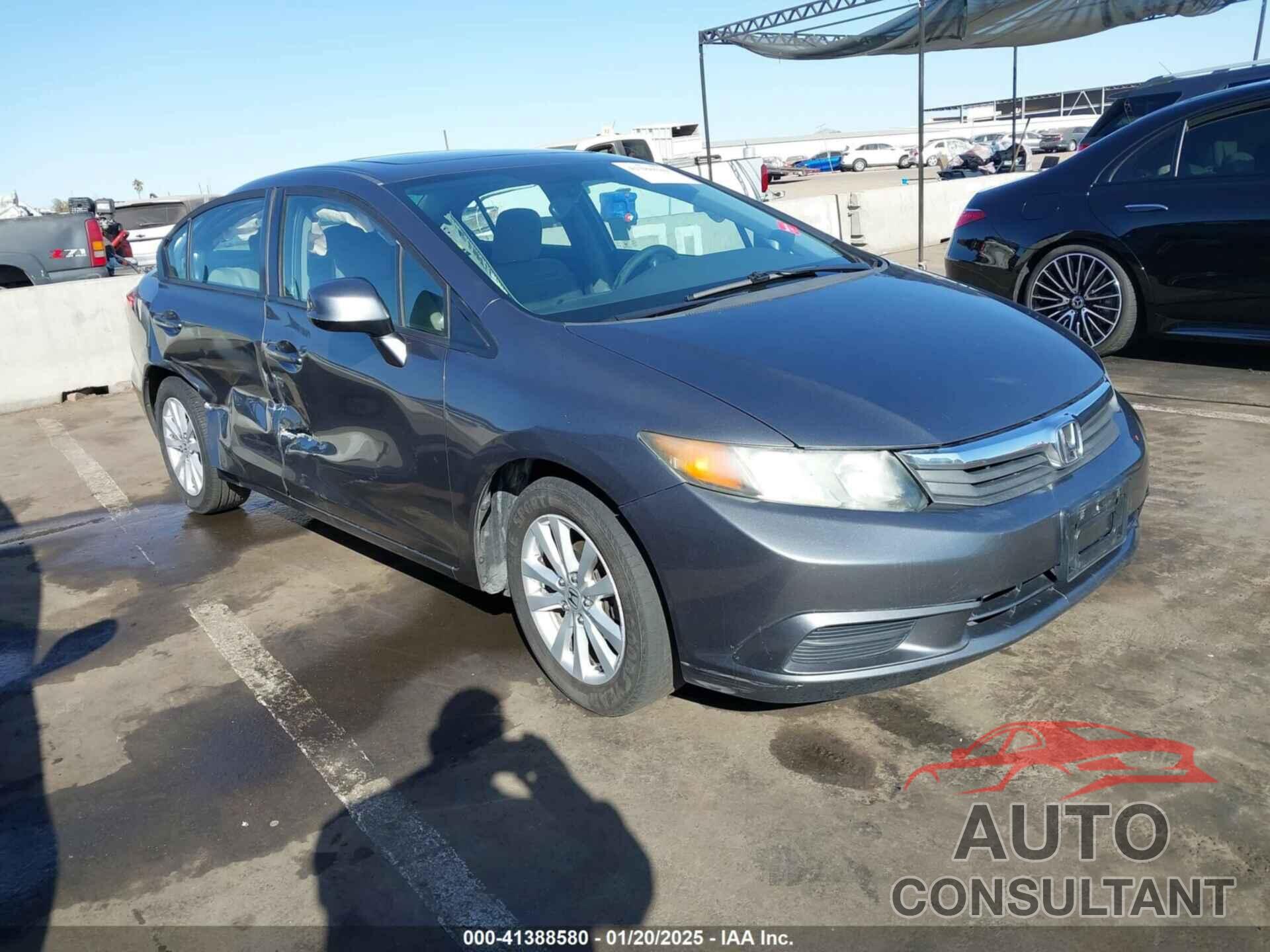 HONDA CIVIC 2012 - 19XFB2F89CE380349