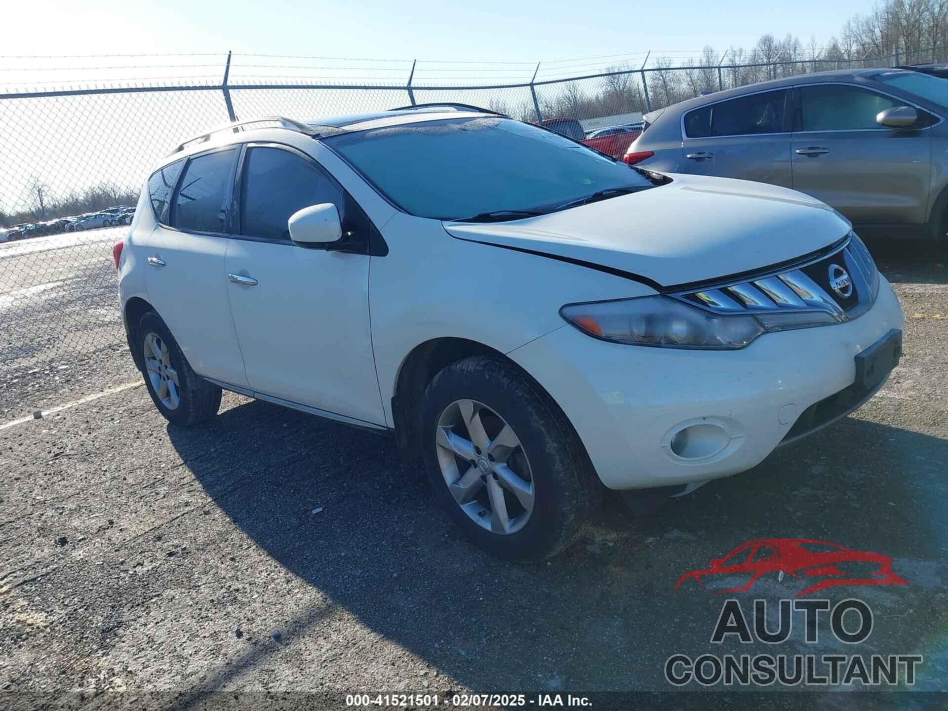 NISSAN MURANO 2009 - JN8AZ18W59W211816