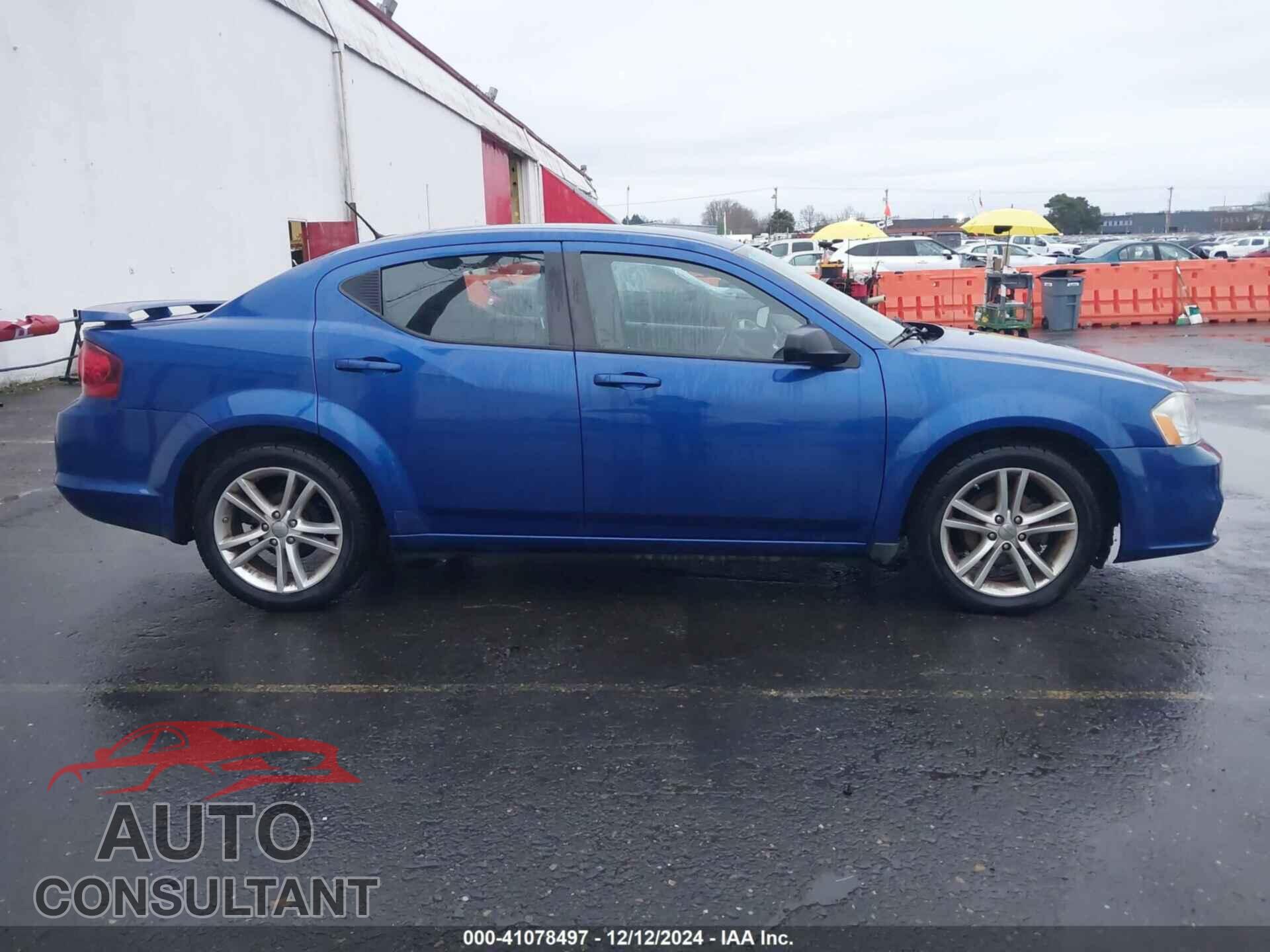 DODGE AVENGER 2012 - 1C3CDZAG9CN315683