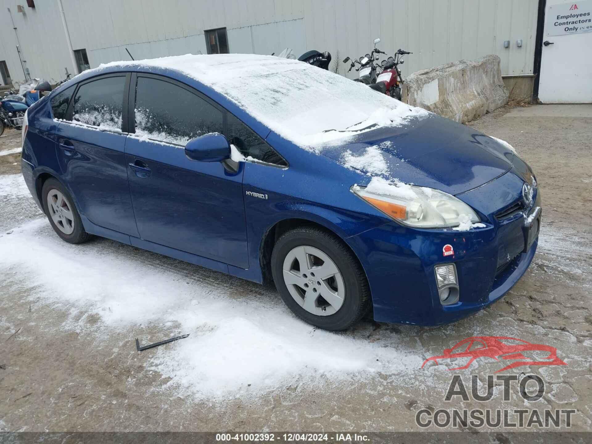 TOYOTA PRIUS 2011 - JTDKN3DU7B5316204