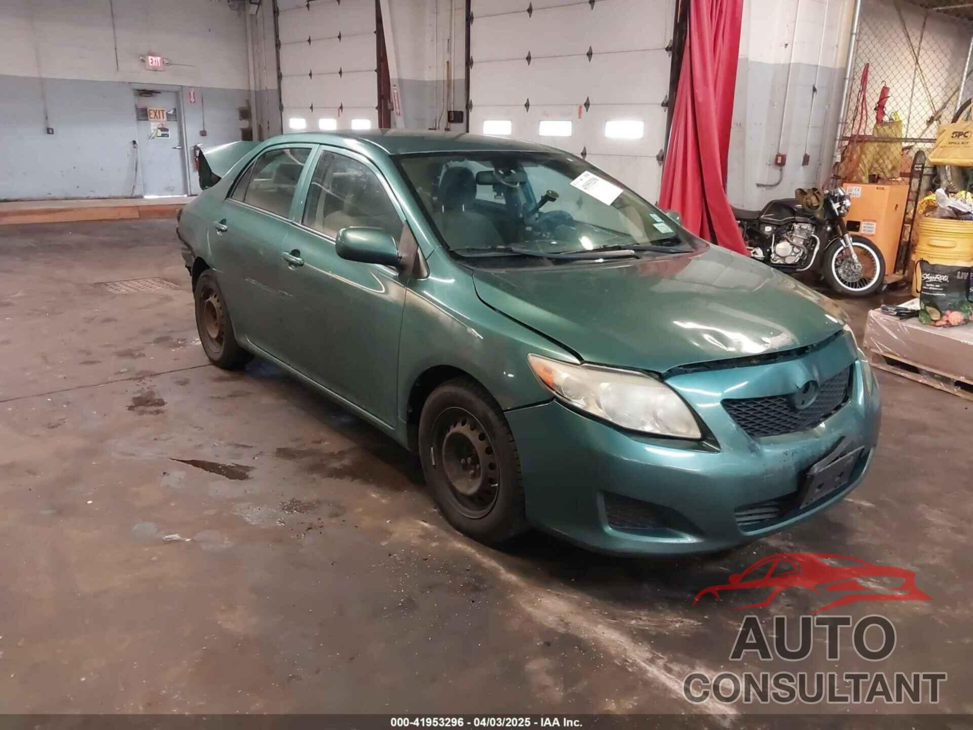 TOYOTA COROLLA 2009 - JTDBL40E19J048584