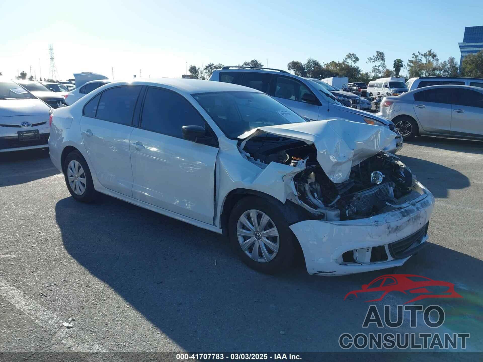 VOLKSWAGEN JETTA 2013 - 3VW2K7AJ6DM292059