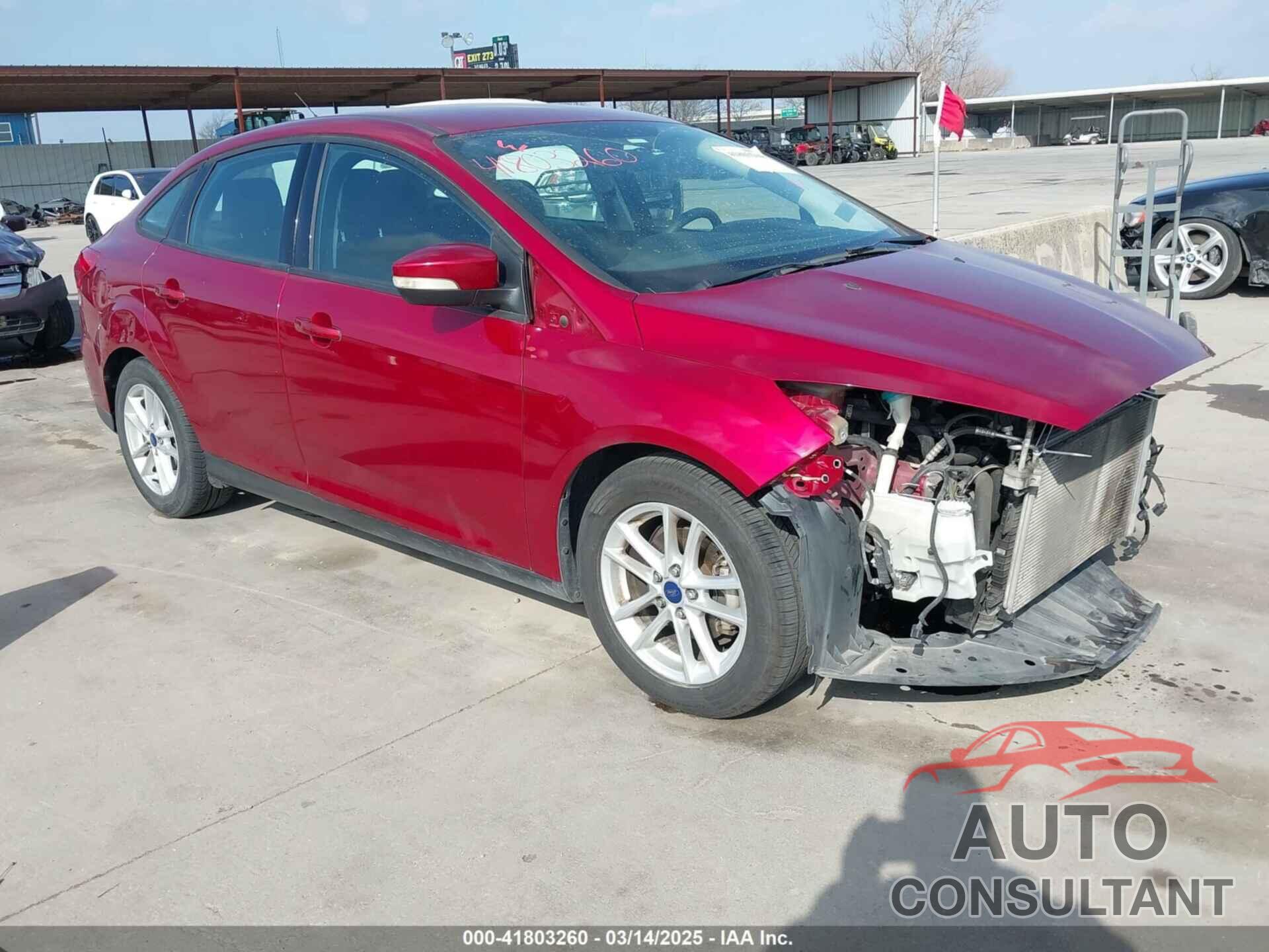 FORD FOCUS 2015 - 1FADP3F27FL280875