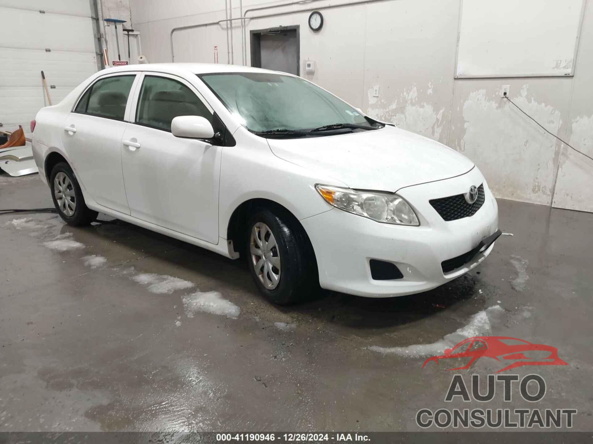 TOYOTA COROLLA 2009 - 2T1BU40E59C140077