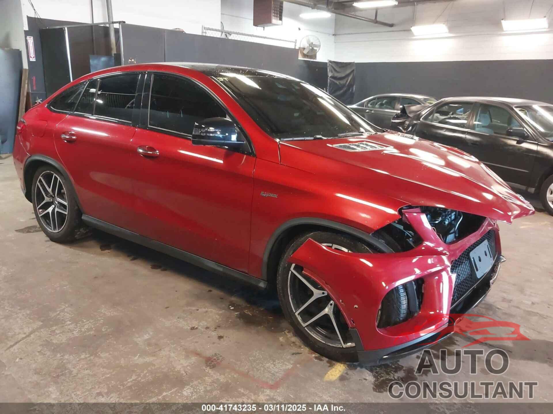 MERCEDES-BENZ AMG GLE 43 COUPE 2019 - 4JGED6EB2KA137456