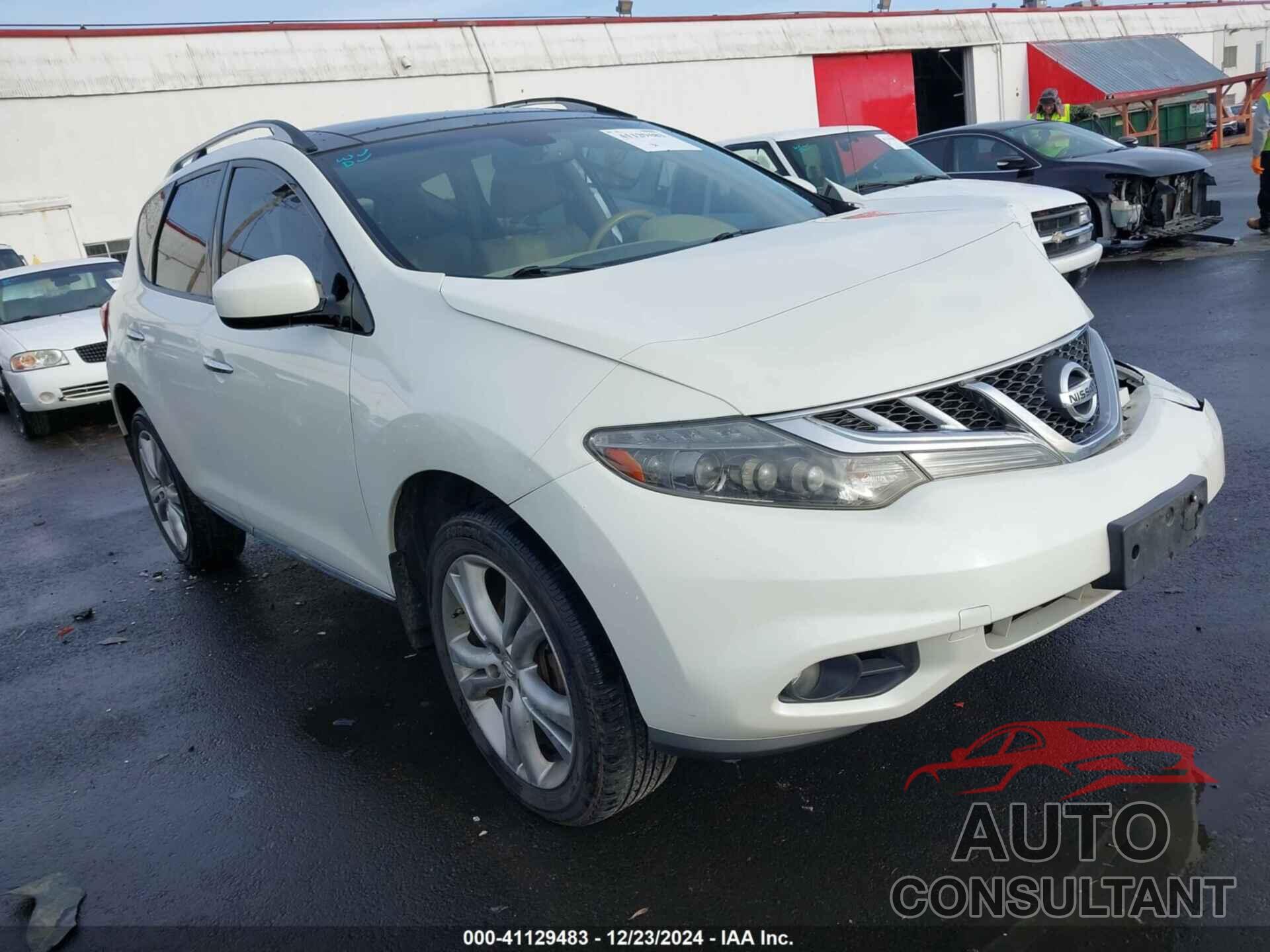 NISSAN MURANO 2011 - JN8AZ1MW0BW187372