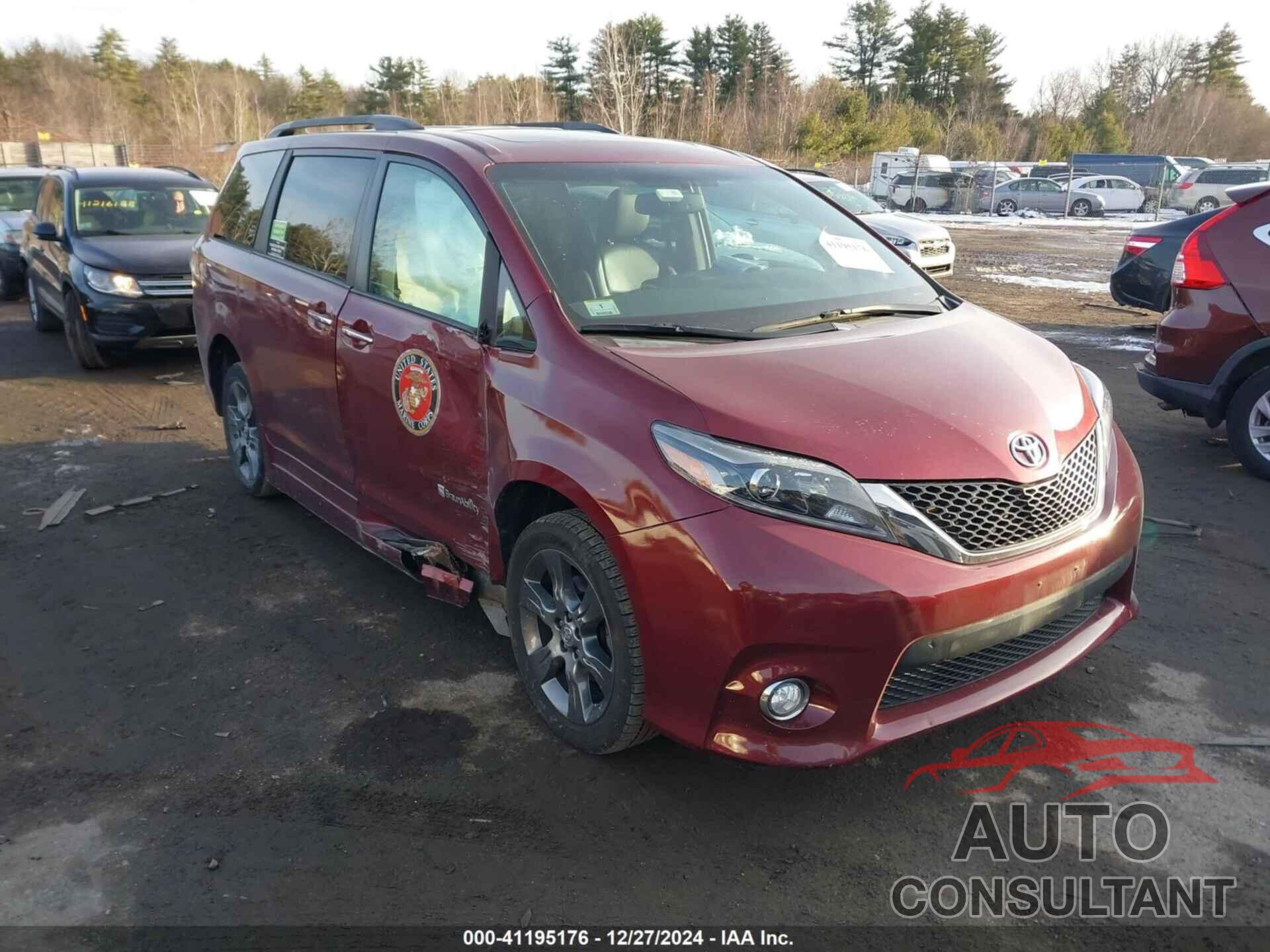 TOYOTA SIENNA 2016 - 5TDXK3DC9GS709399