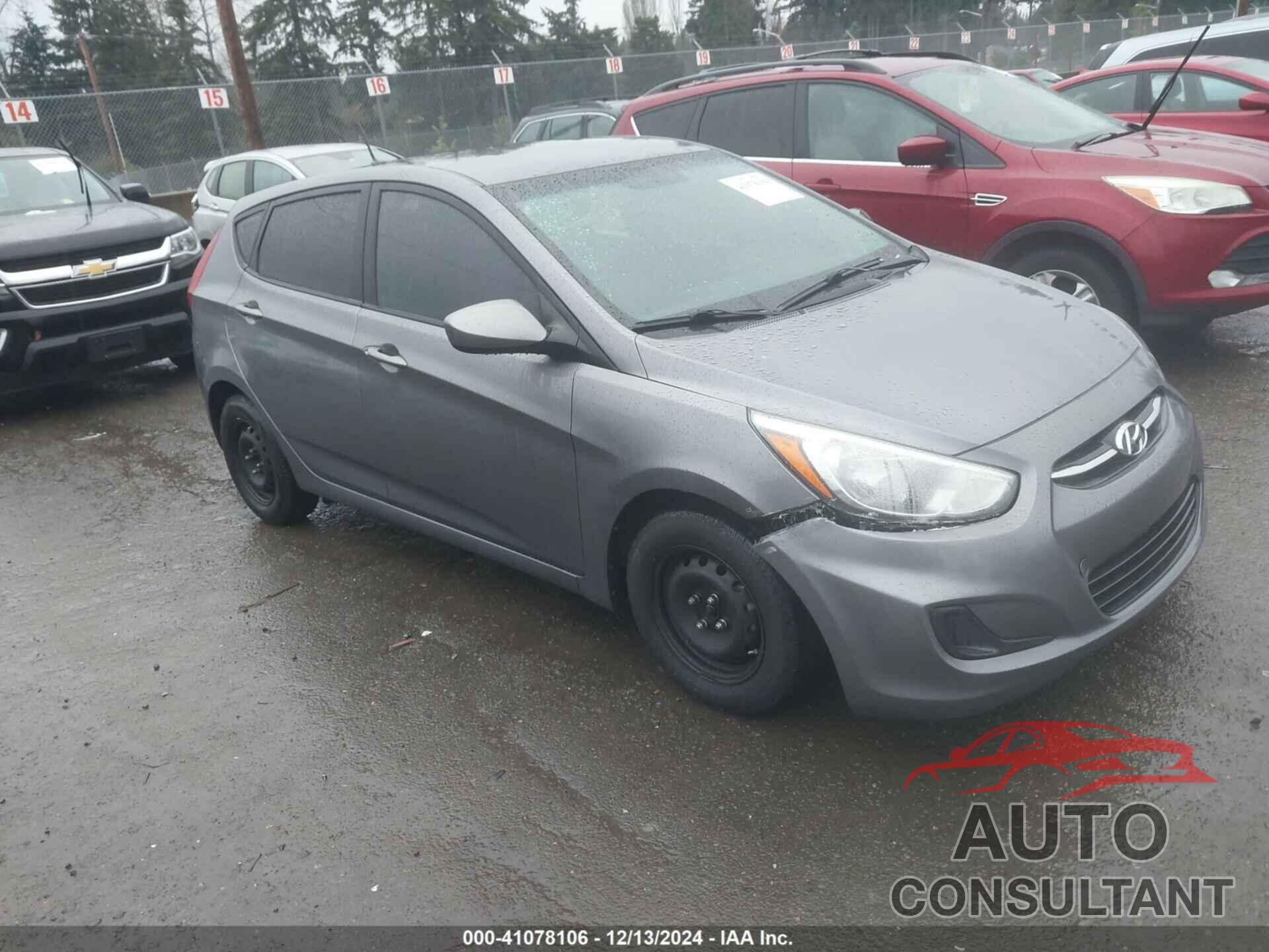 HYUNDAI ACCENT 2015 - KMHCT5AE4FU233663