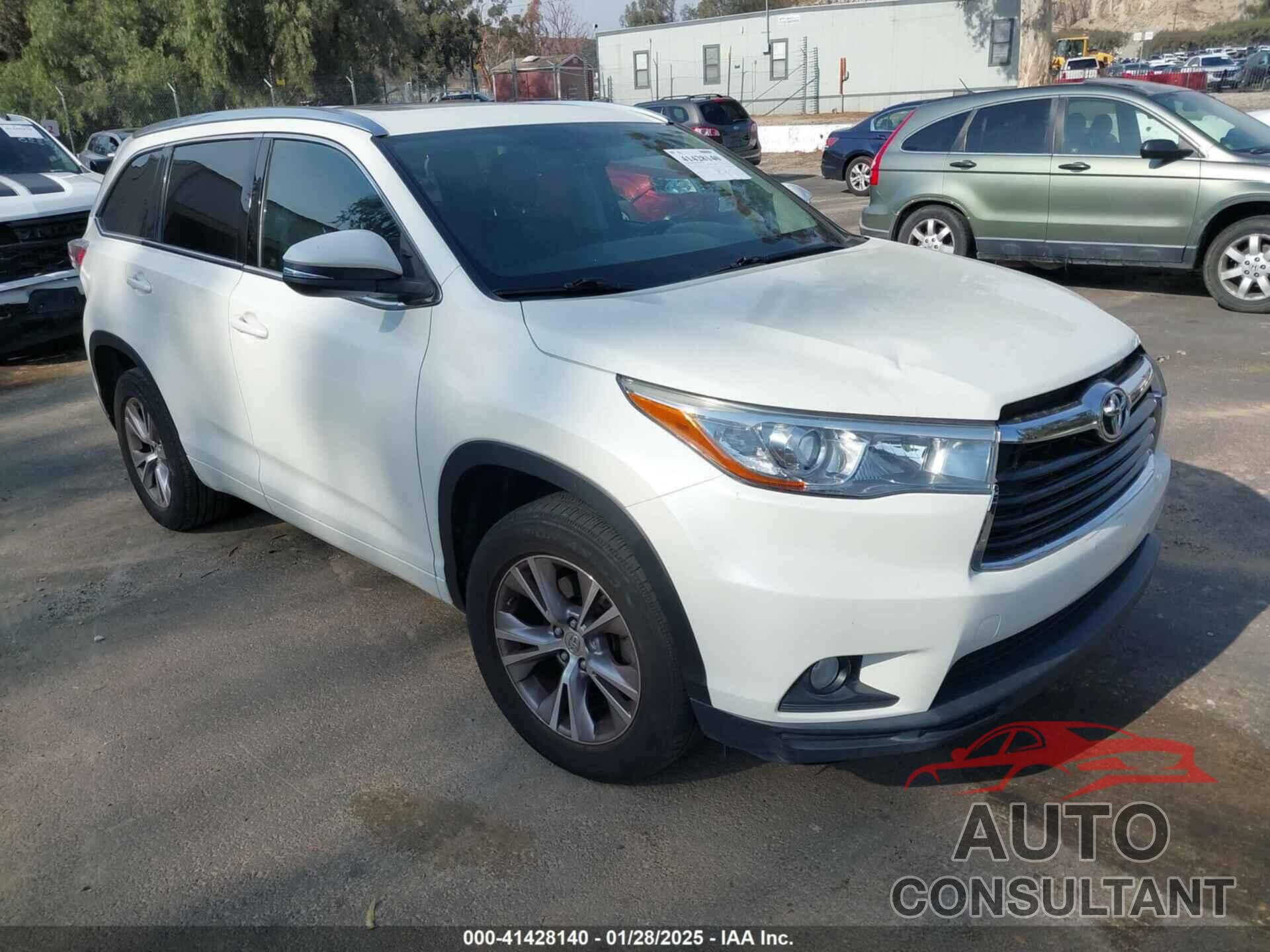 TOYOTA HIGHLANDER 2015 - 5TDKKRFH1FS067930