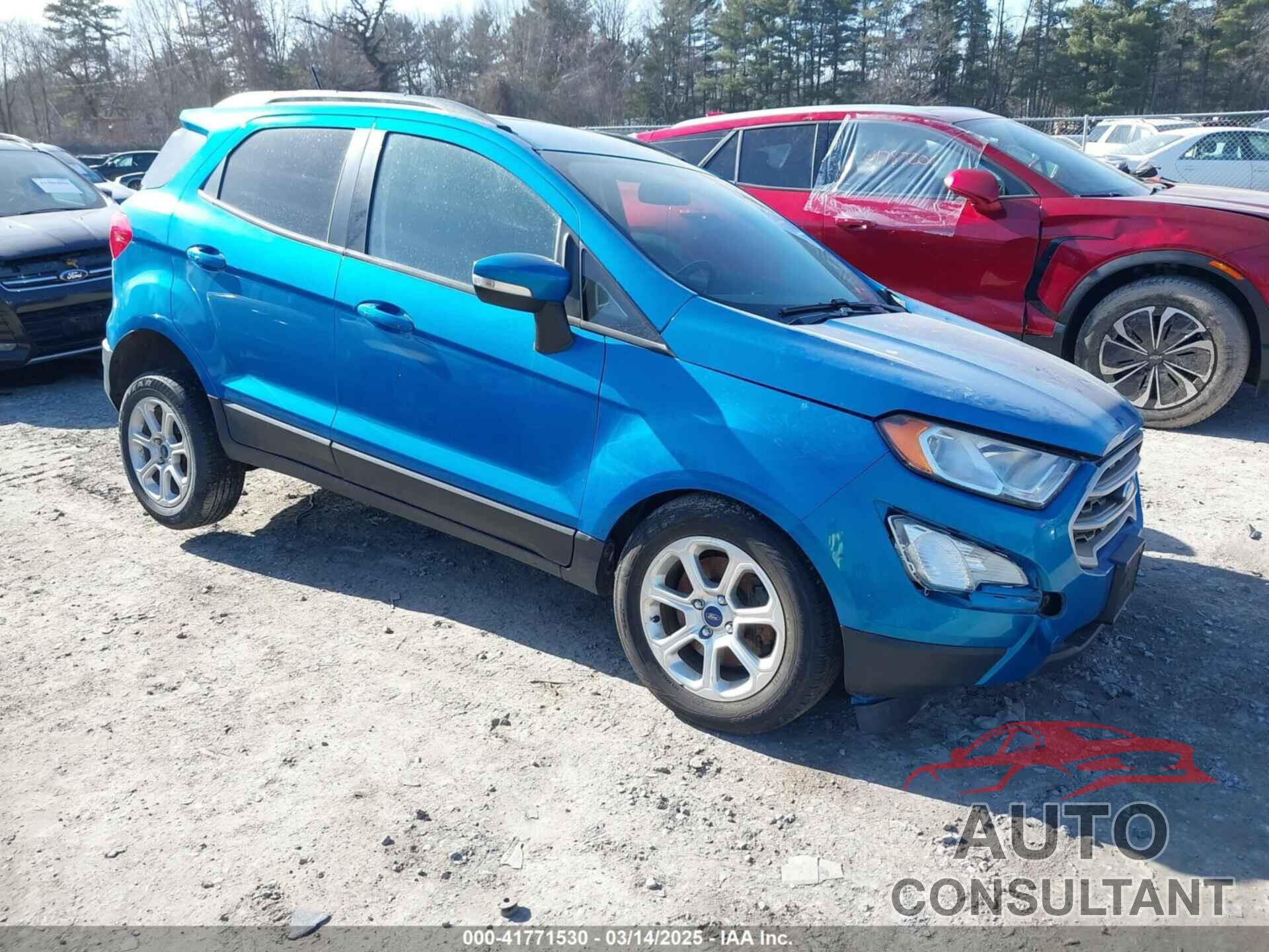 FORD ECOSPORT 2018 - MAJ6P1UL0JC190937