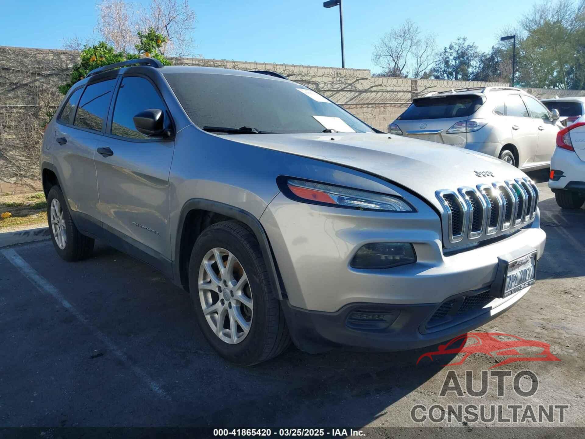 JEEP CHEROKEE 2016 - 1C4PJLAB8GW212200