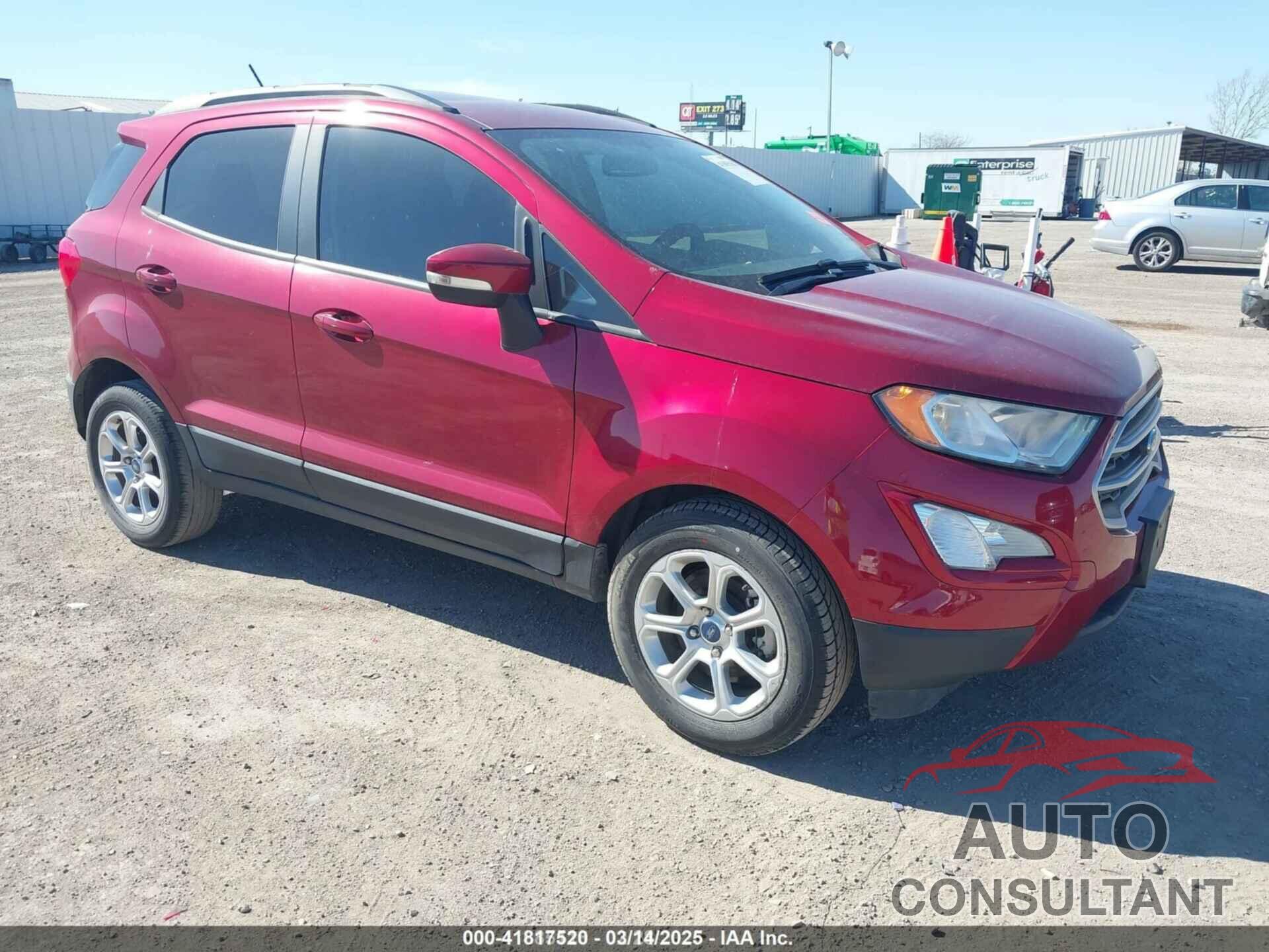 FORD ECOSPORT 2019 - MAJ3S2GE0KC294060