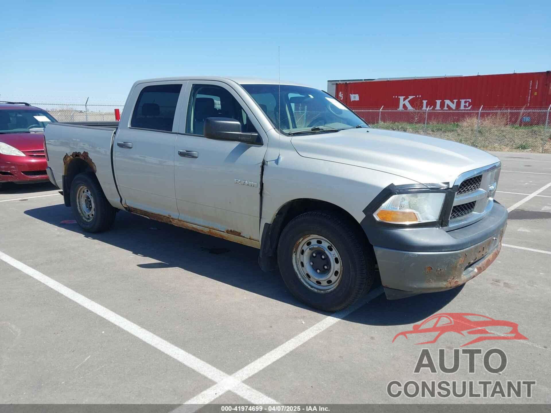 DODGE RAM 1500 2010 - 1D7RV1CP7AS232095