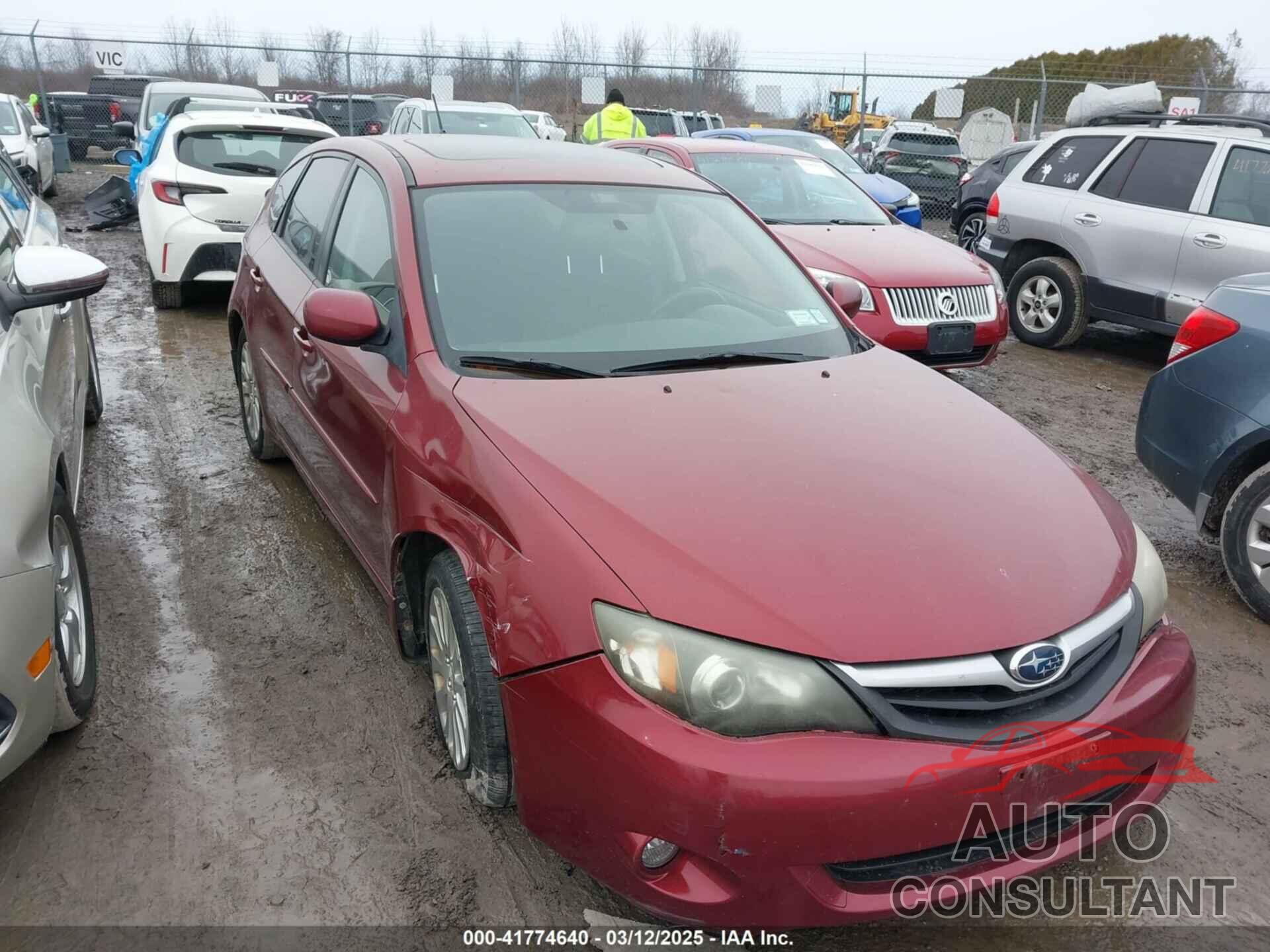 SUBARU IMPREZA 2011 - JF1GH6B68BH801409