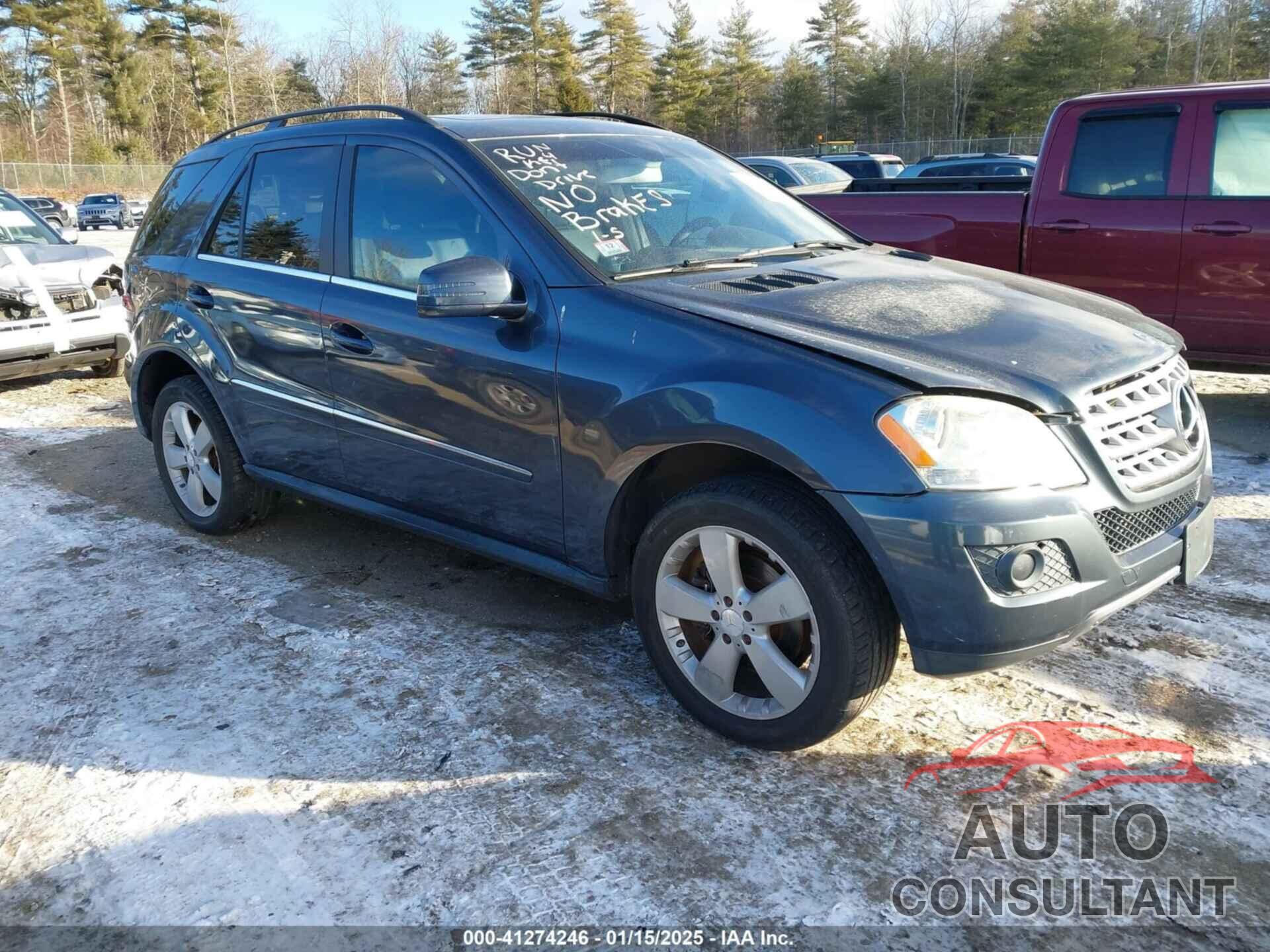 MERCEDES-BENZ ML 350 2011 - 4JGBB8GB8BA635548