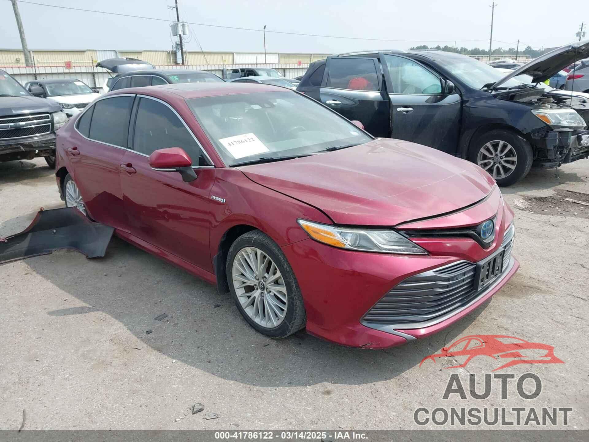 TOYOTA CAMRY HYBRID 2019 - 4T1B21HK9KU514354