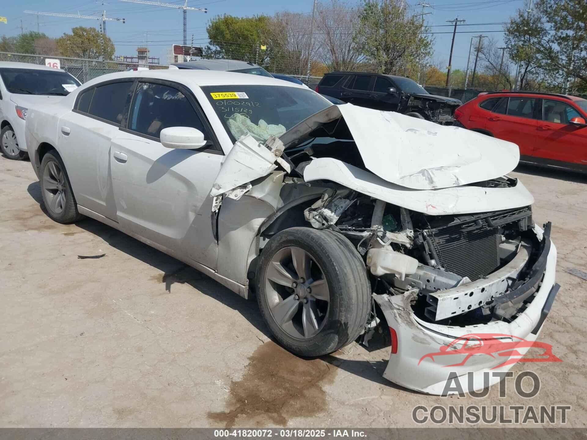 DODGE CHARGER 2016 - 2C3CDXHG0GH332848