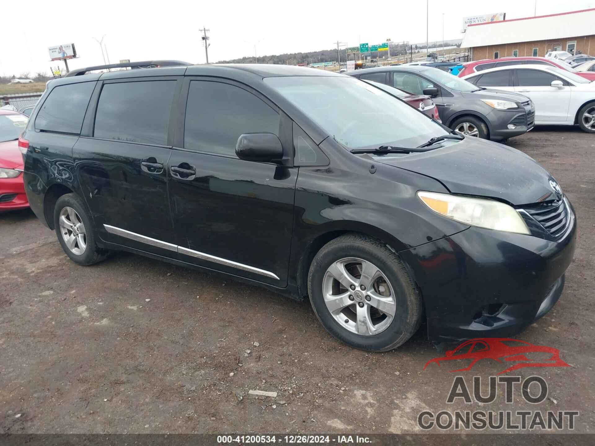 TOYOTA SIENNA 2012 - 5TDKK3DC6CS278749