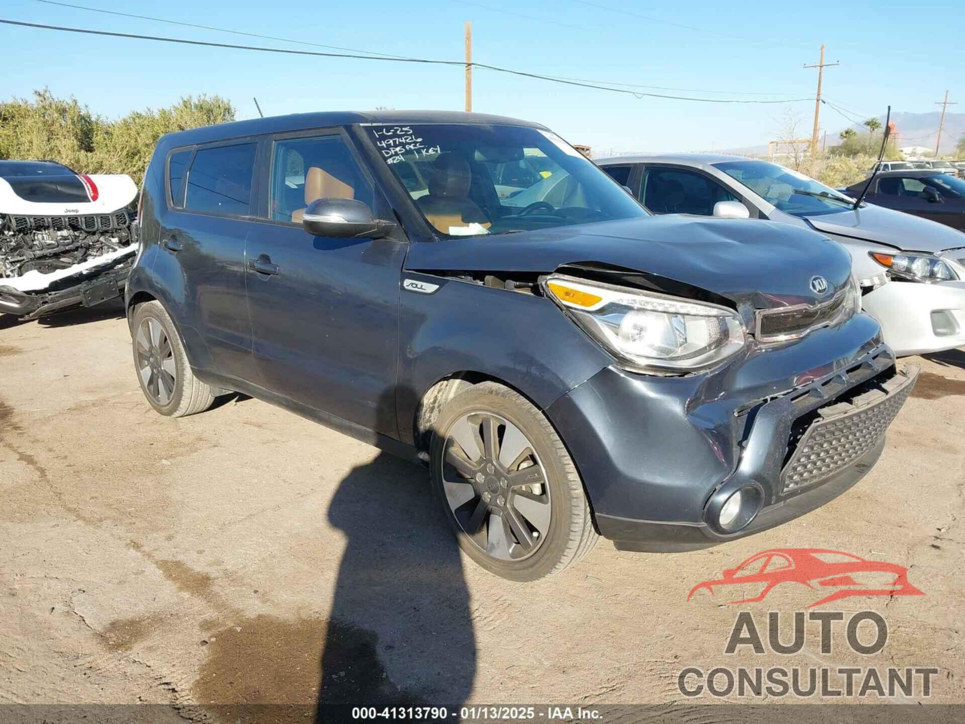 KIA SOUL 2016 - KNDJX3A59G7293216