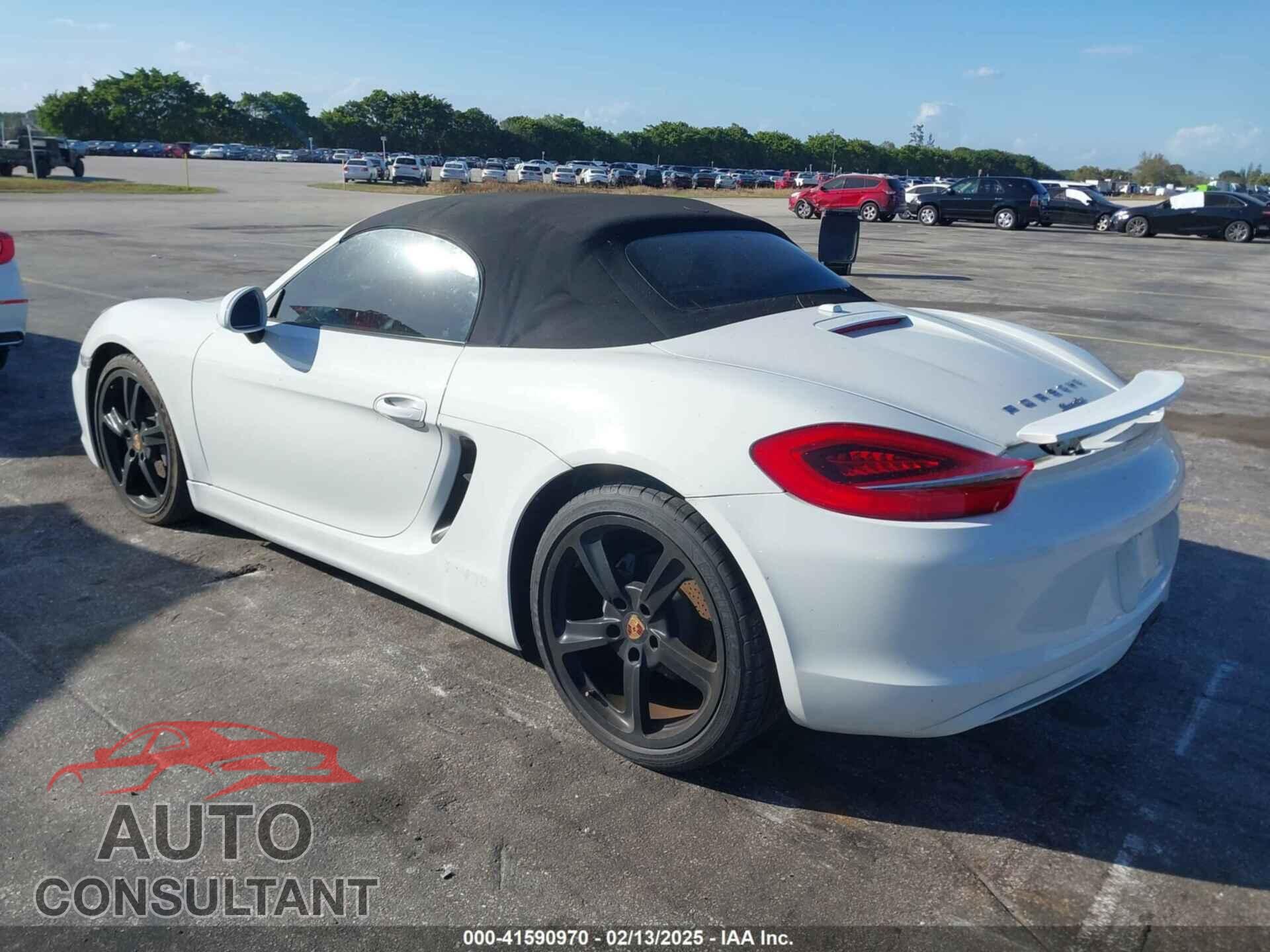 PORSCHE BOXSTER 2015 - WP0CA2A84FS120231