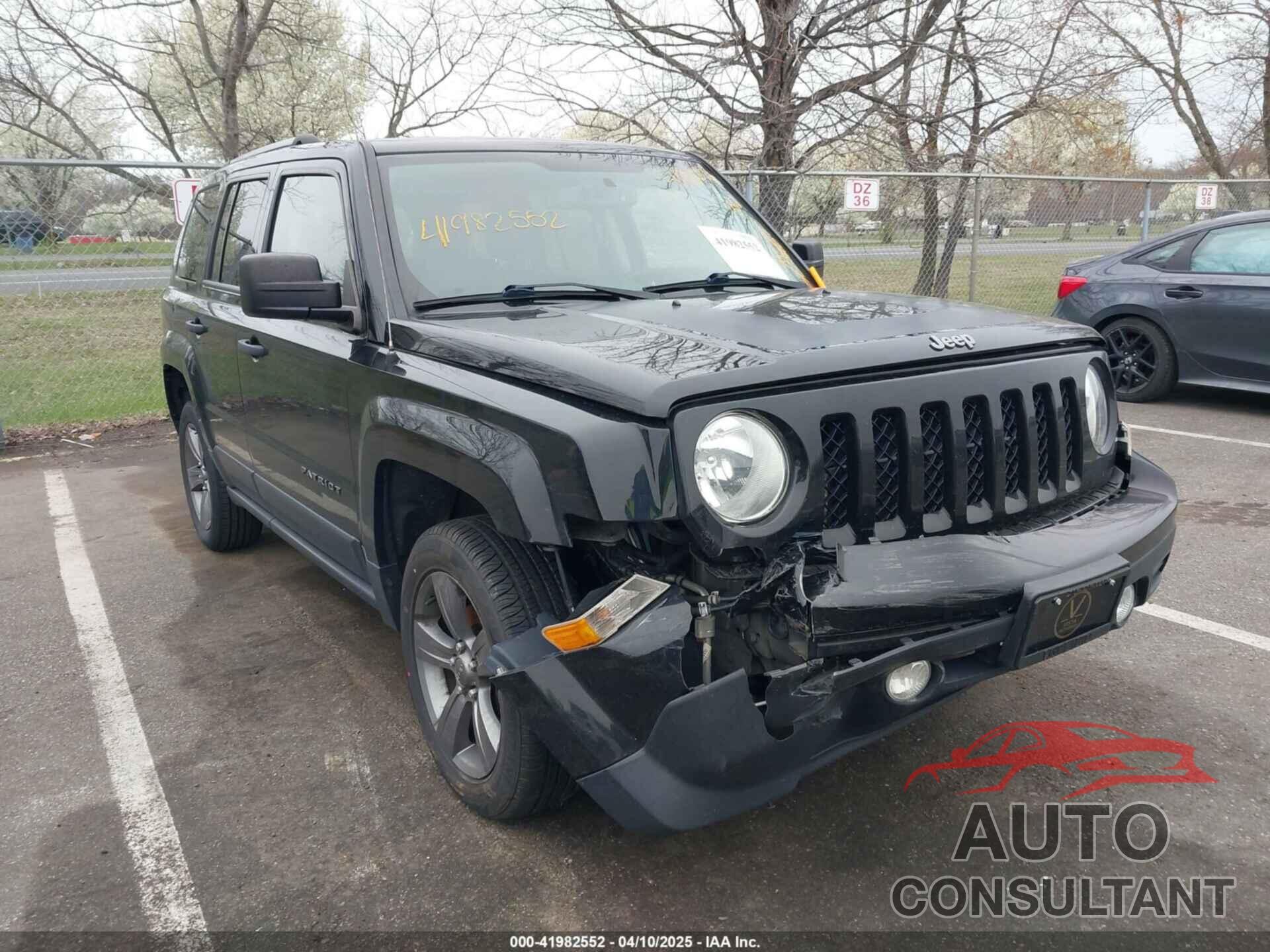 JEEP PATRIOT 2017 - 1C4NJPBA9HD208710