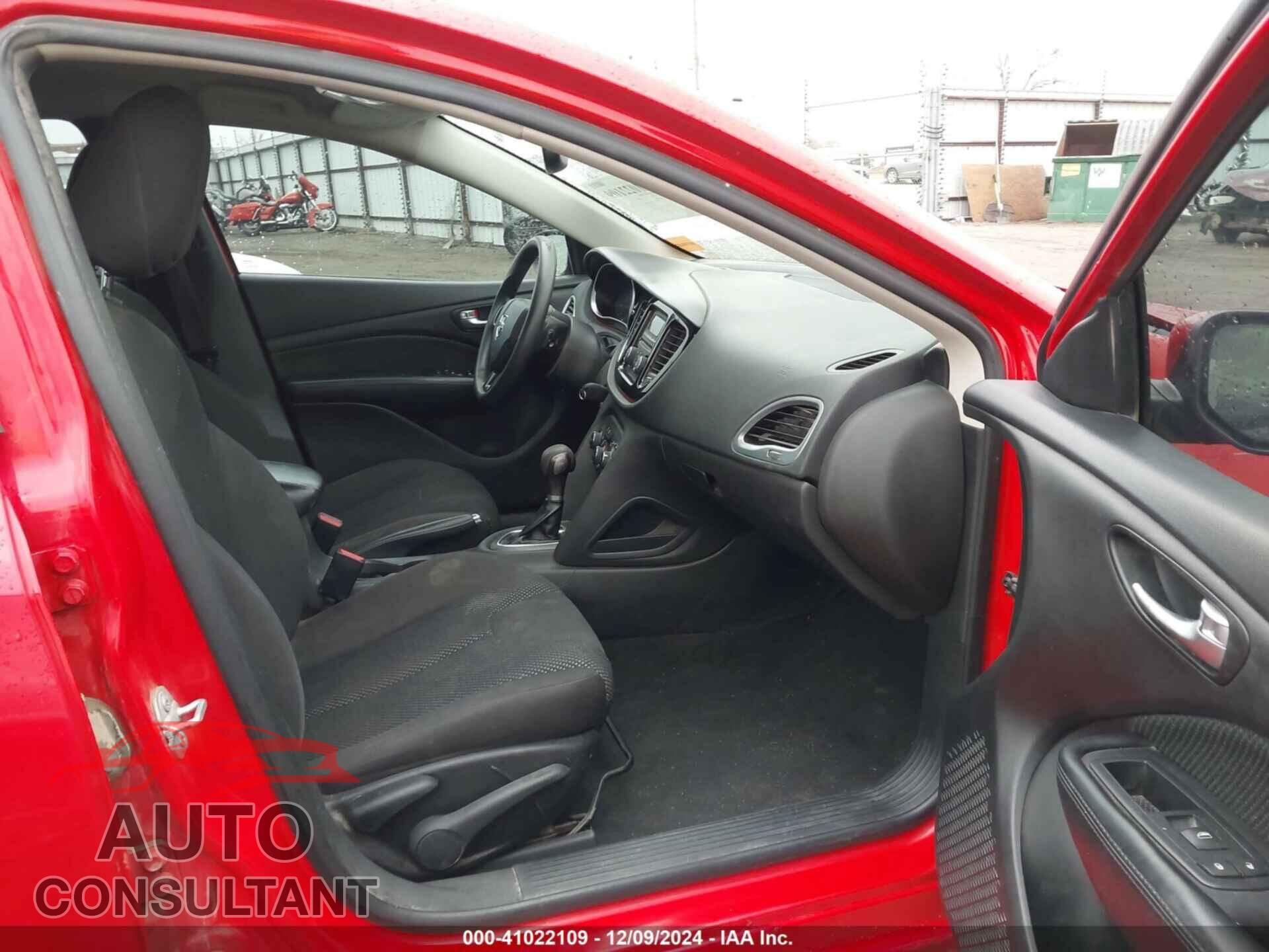 DODGE DART 2016 - 1C3CDFAA9GD680015