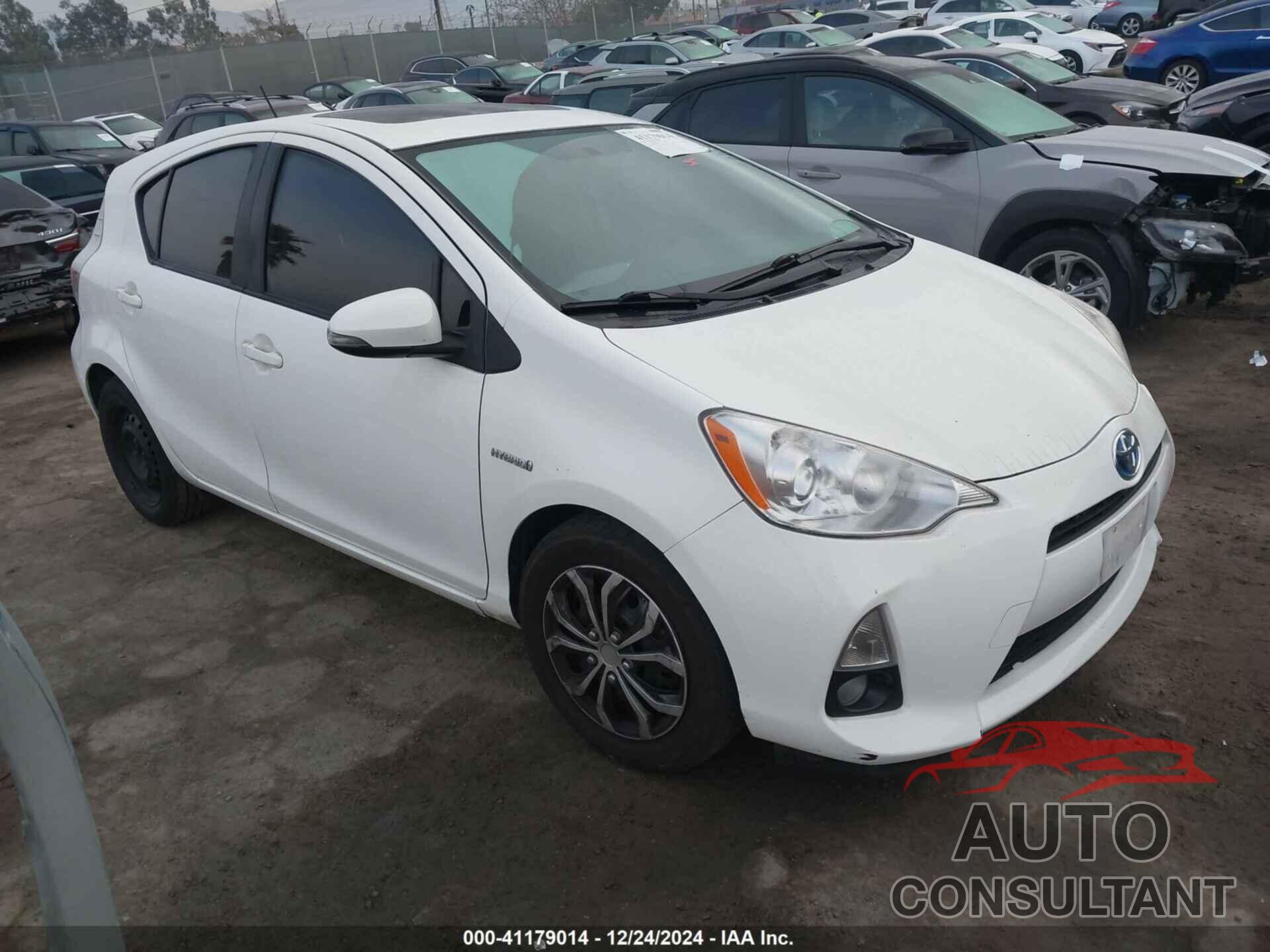 TOYOTA PRIUS C 2012 - JTDKDTB39C1027413