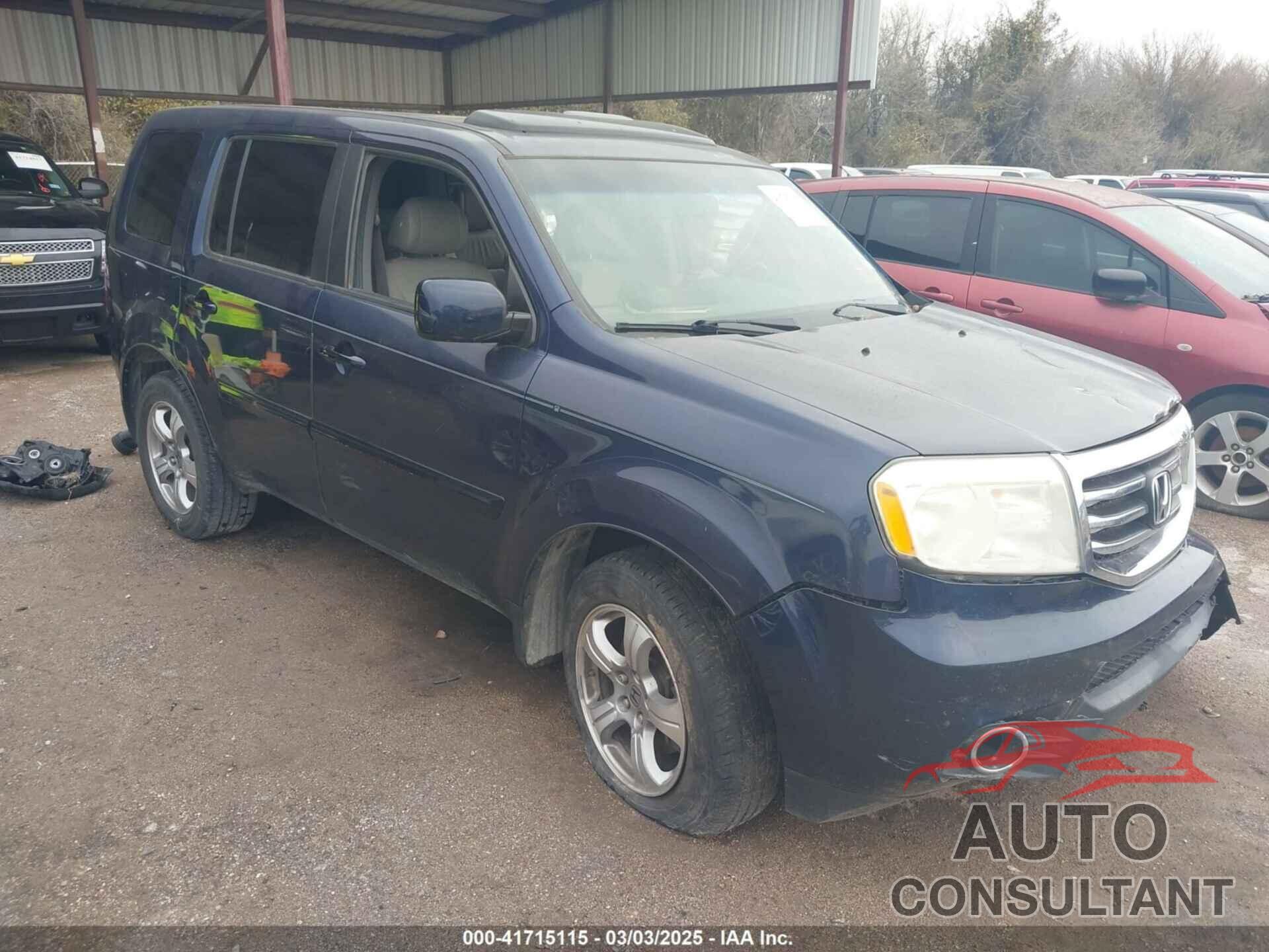 HONDA PILOT 2013 - 5FNYF3H51DB016542