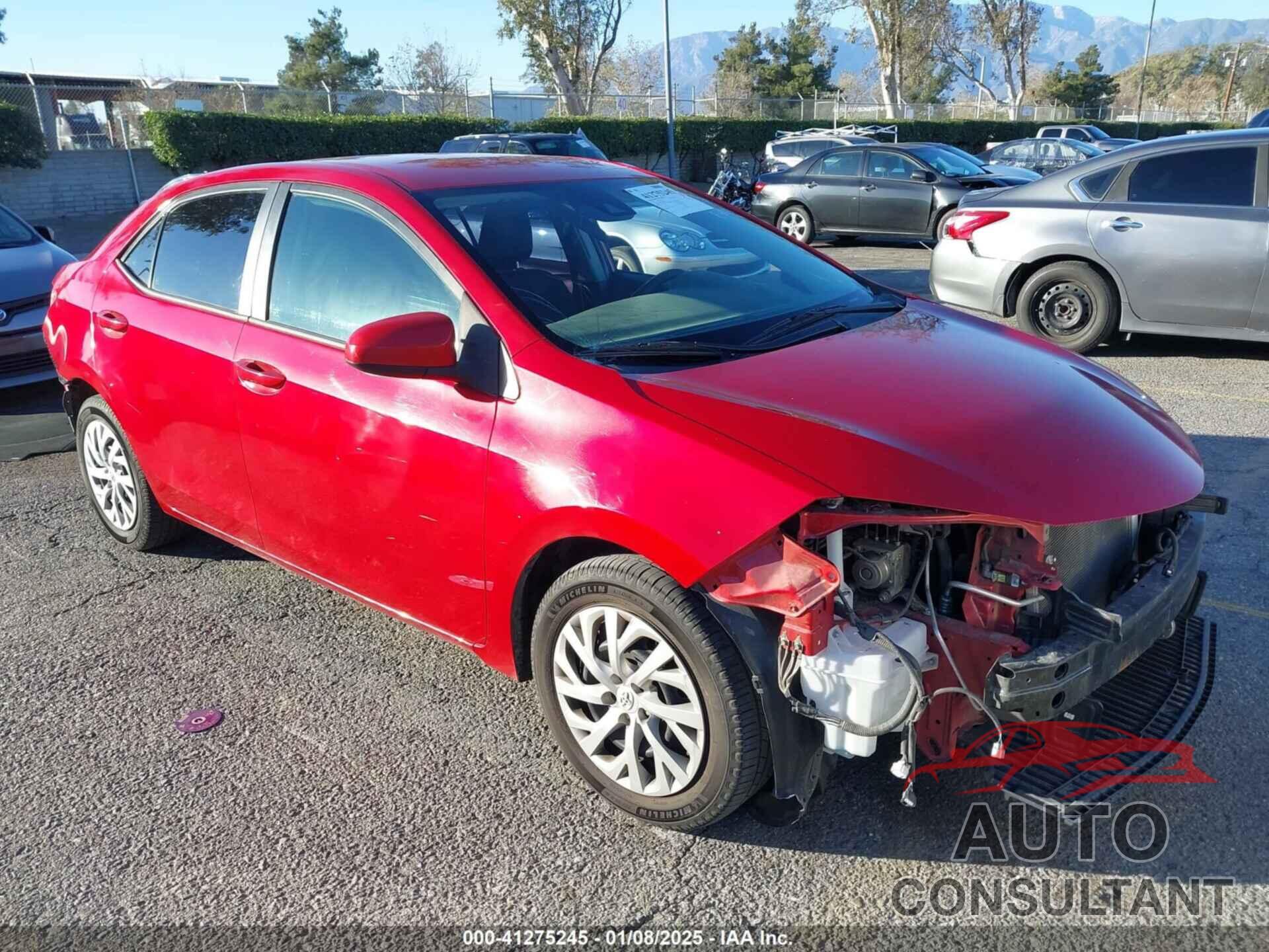 TOYOTA COROLLA 2019 - 2T1BURHE1KC164741