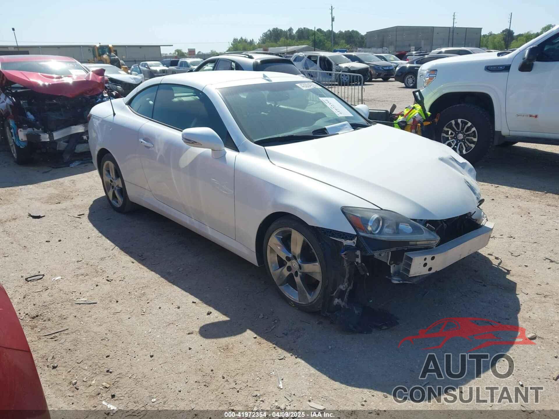 LEXUS IS 250C 2012 - JTHFF2C23C2521335