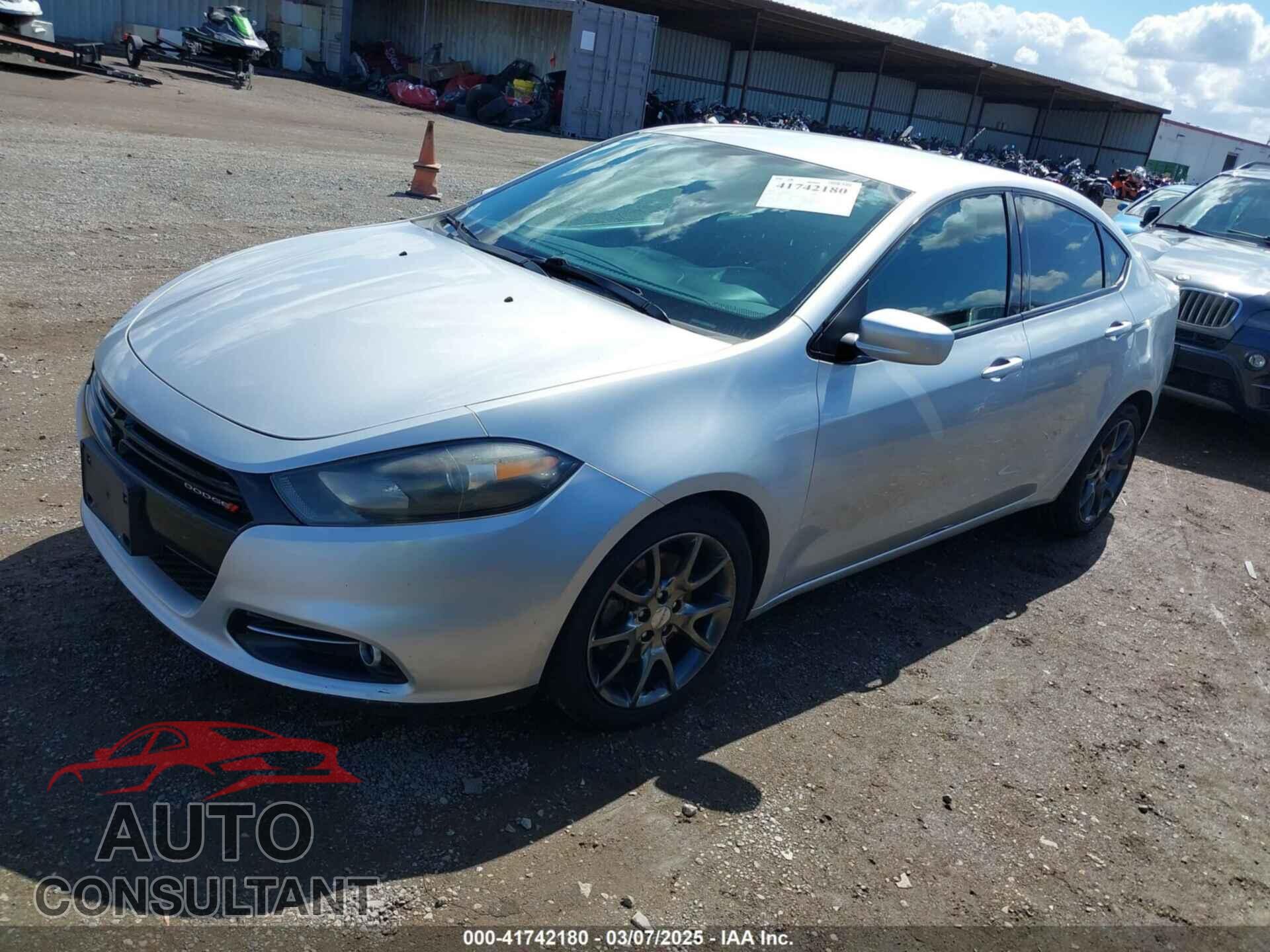 DODGE DART 2013 - 1C3CDFBA8DD309339