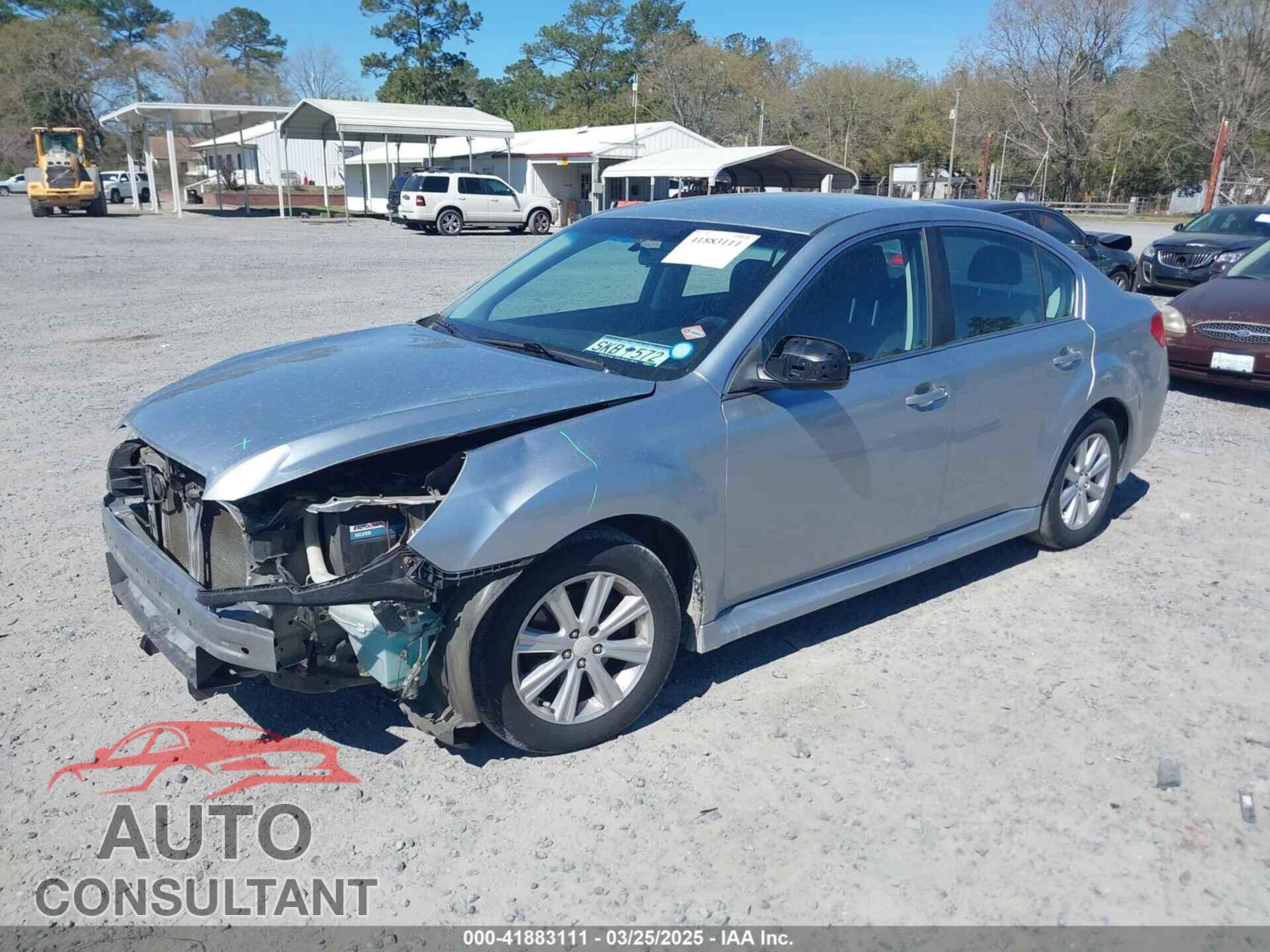 SUBARU LEGACY 2012 - 4S3BMBC63C3037412