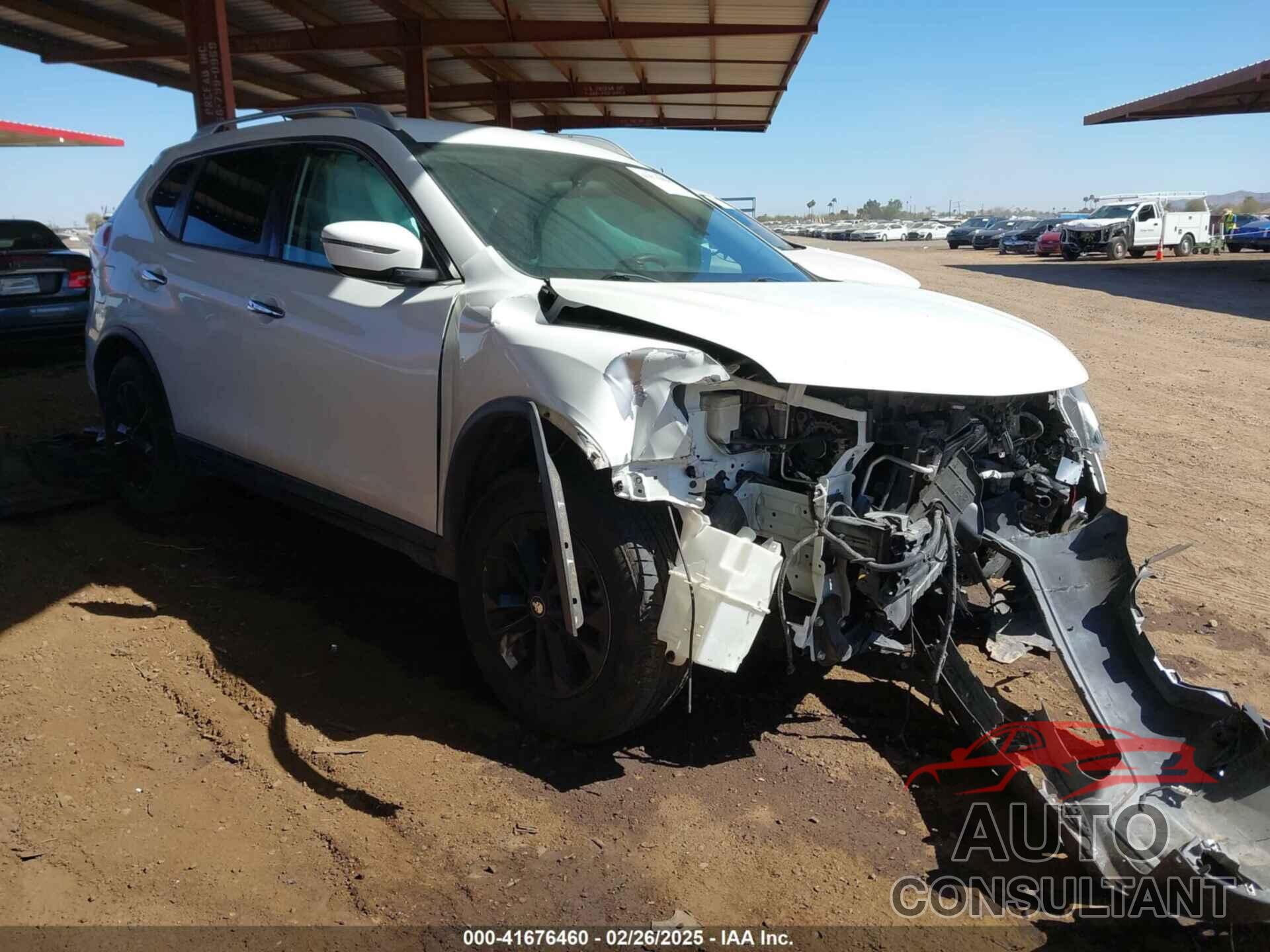 NISSAN ROGUE 2016 - KNMAT2MV0GP709770