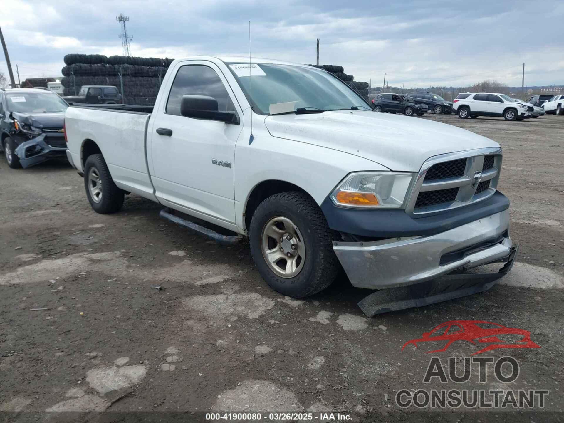 DODGE RAM 1500 2010 - 3D7JB1EK6AG191425
