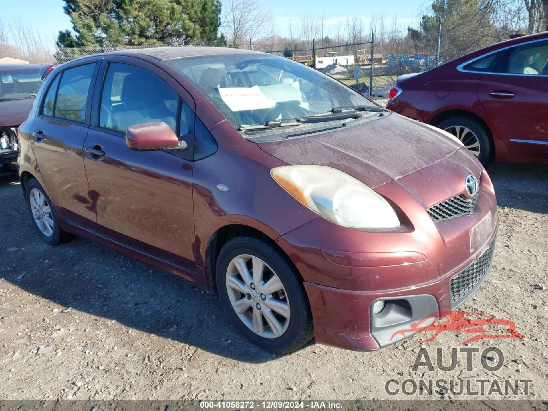 TOYOTA YARIS 2009 - JTDKT903295224756