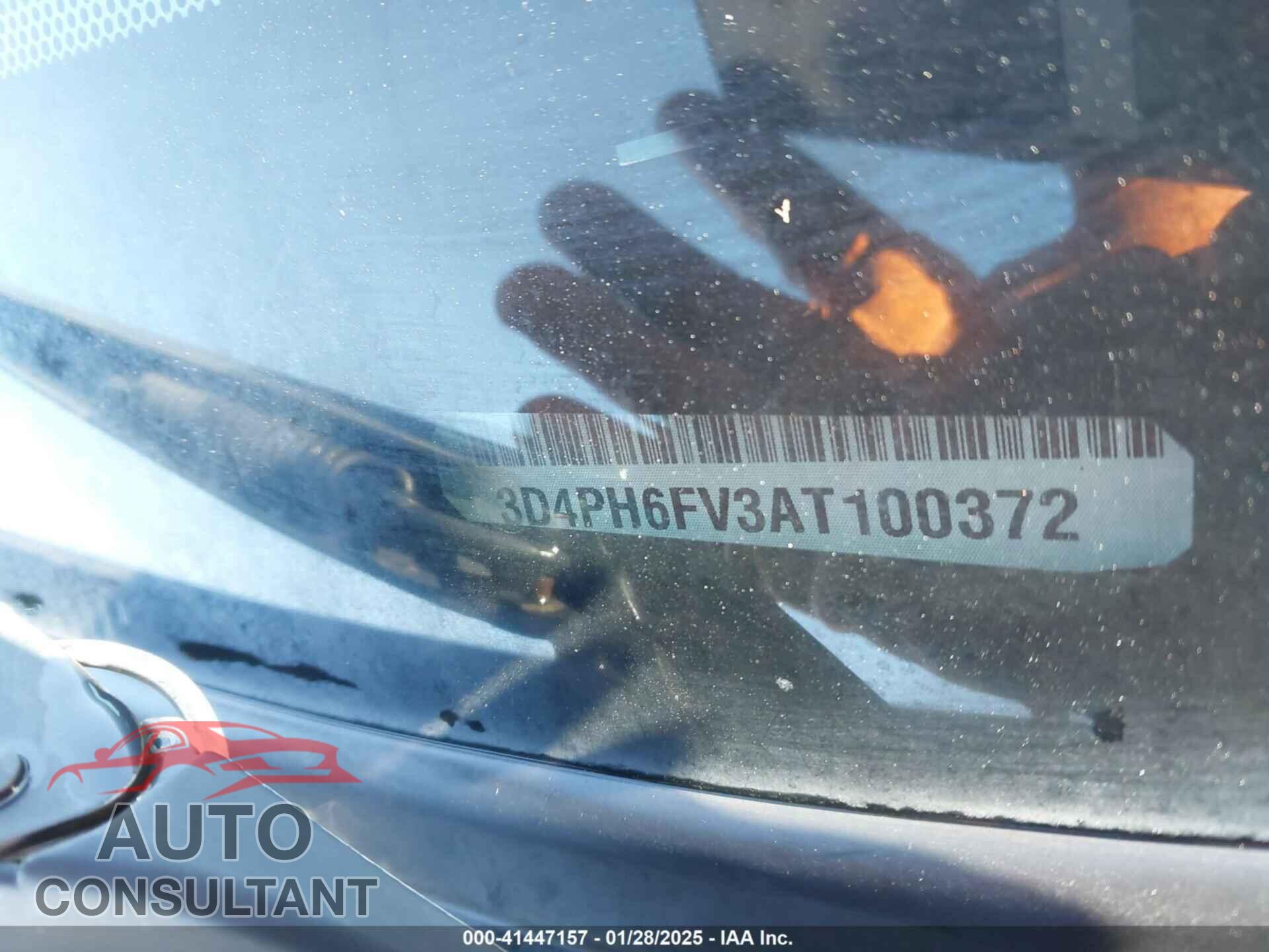 DODGE JOURNEY 2010 - 3D4PH6FV3AT100372