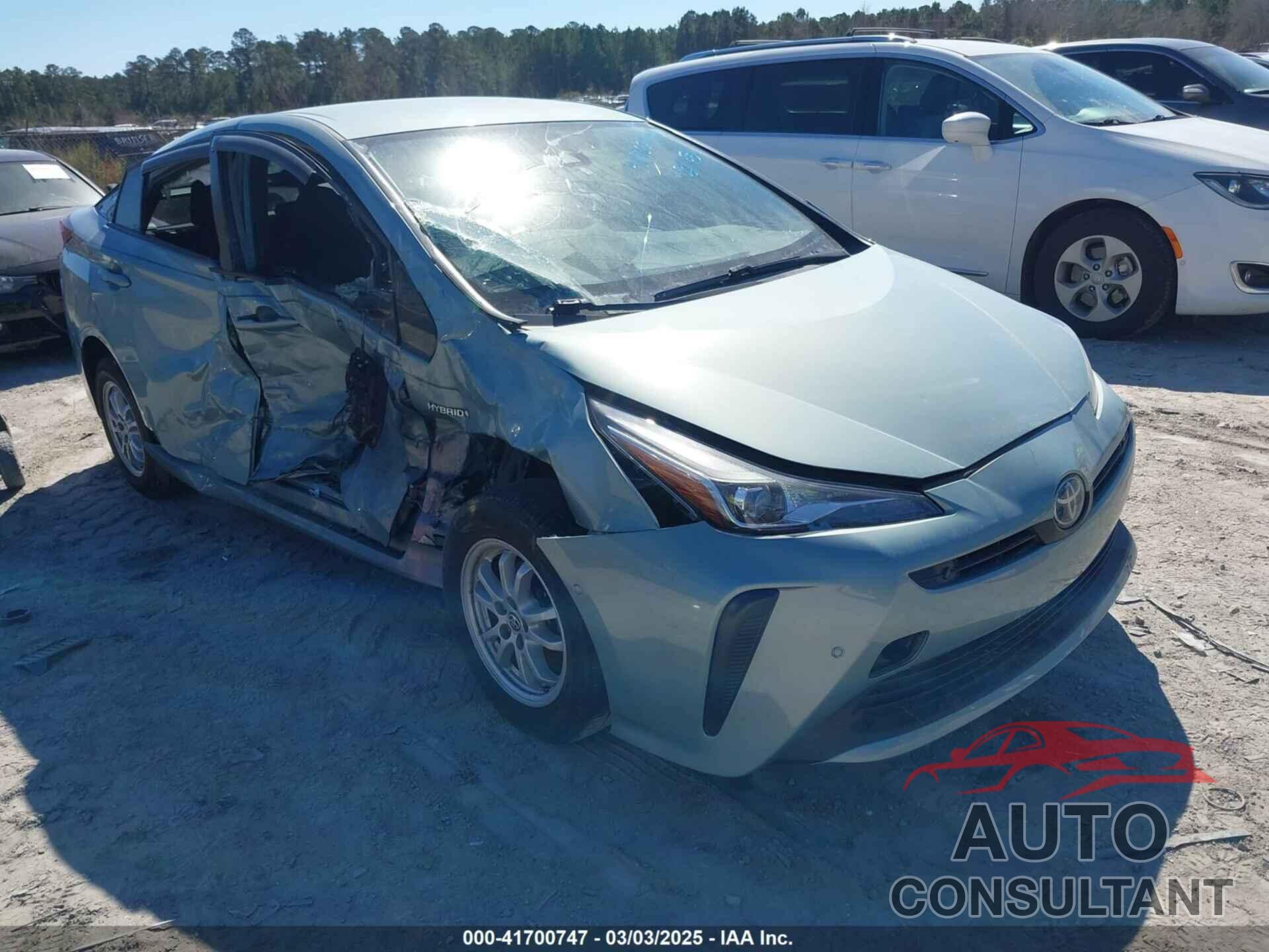 TOYOTA PRIUS 2020 - JTDKARFU8L3121625