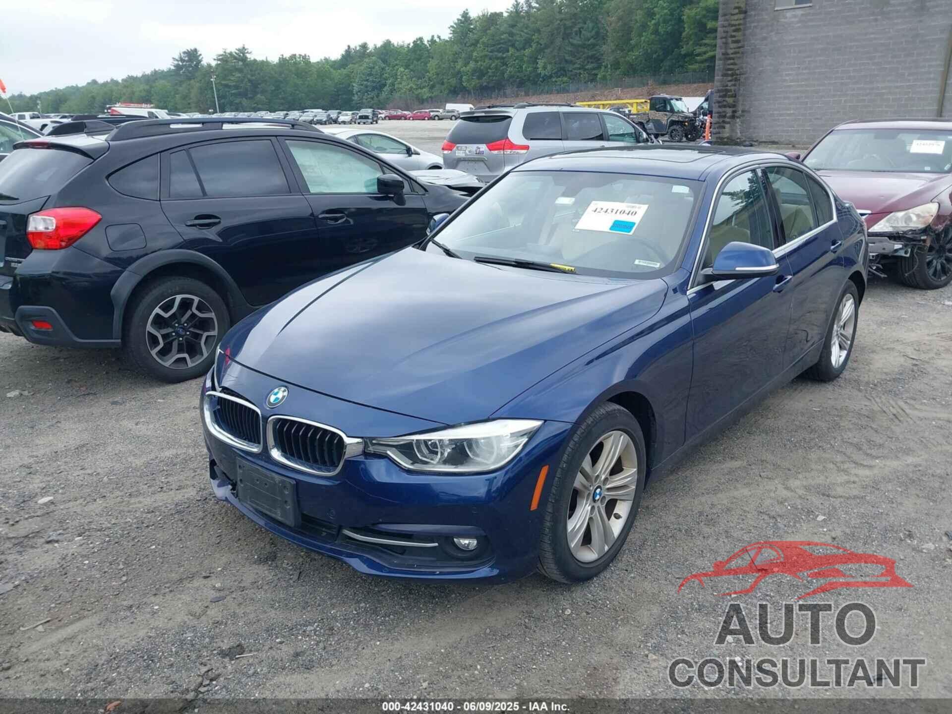 BMW 330I 2017 - WBA8D9G58HNU59656