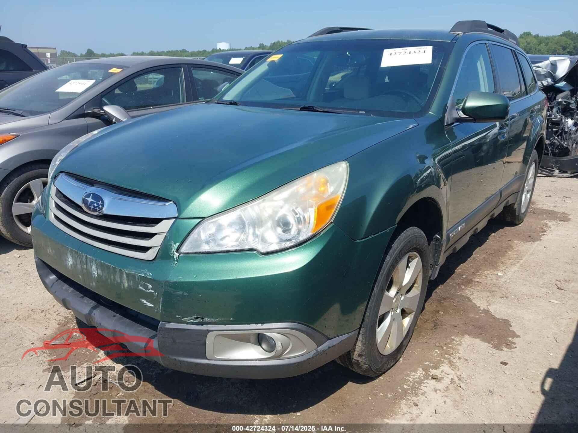 SUBARU OUTBACK 2012 - 4S4BRBCCXC3227291