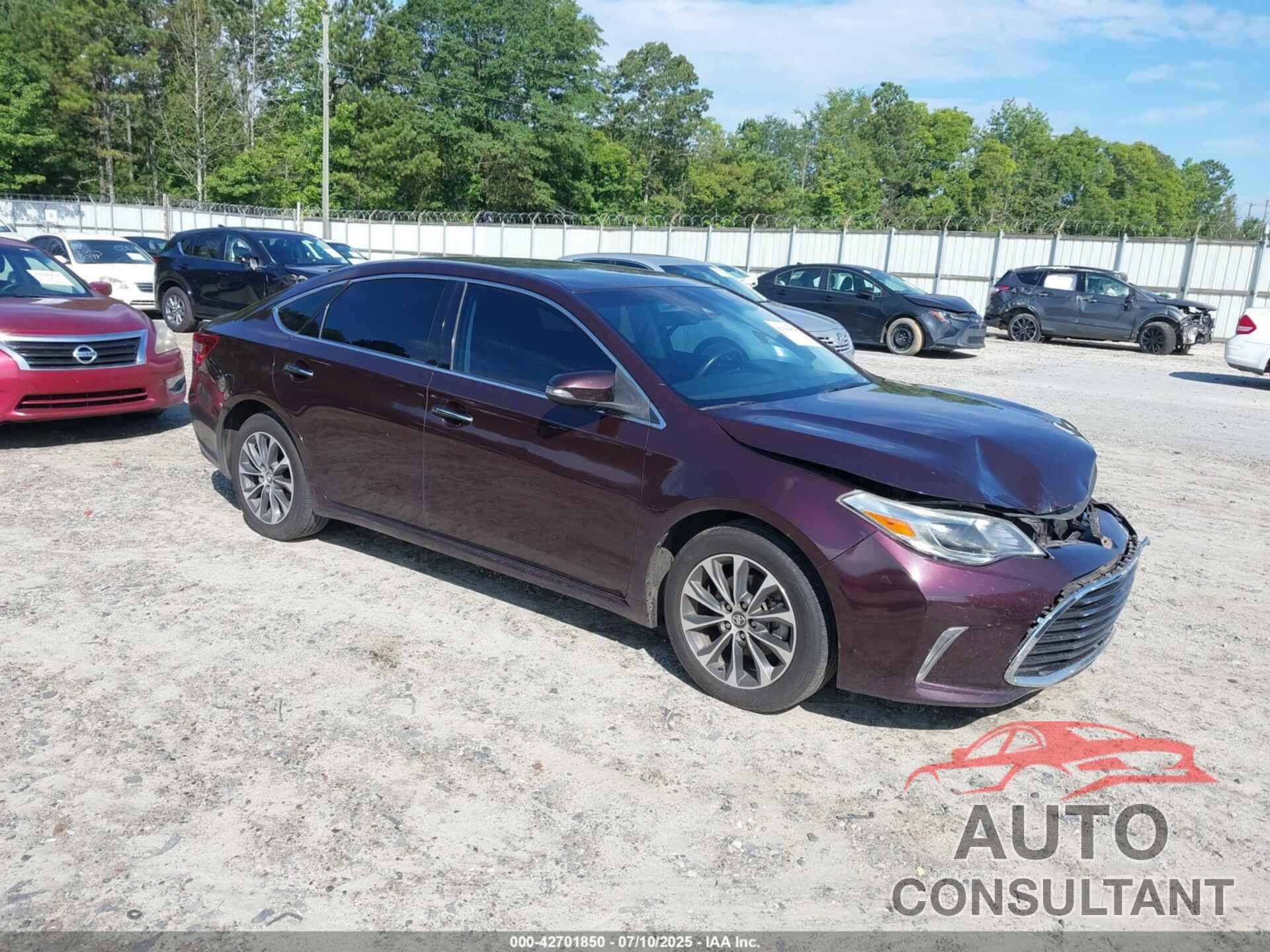 TOYOTA AVALON 2017 - 4T1BK1EB2HU251864