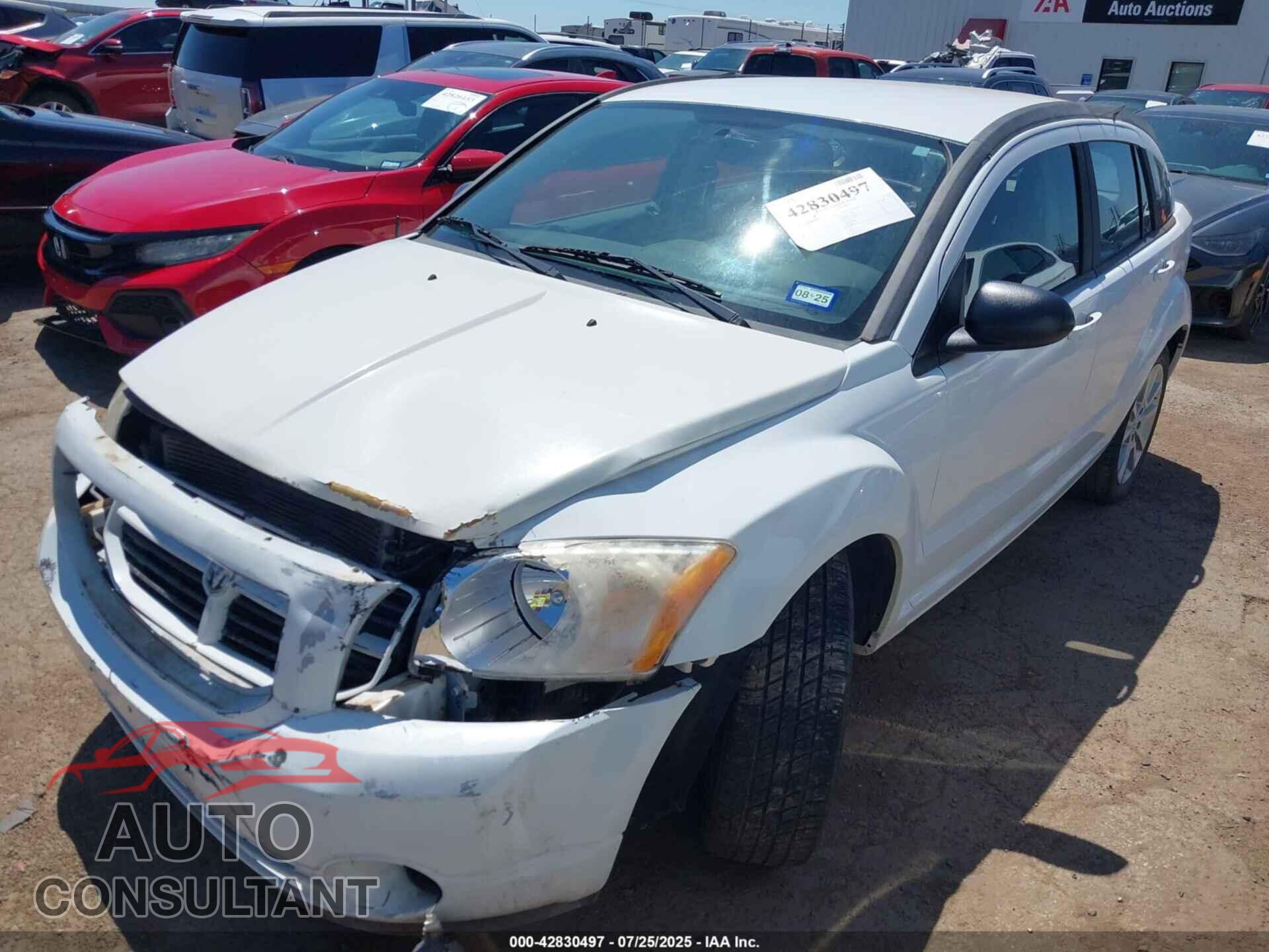 DODGE CALIBER 2011 - 1B3CB5HA6BD108542