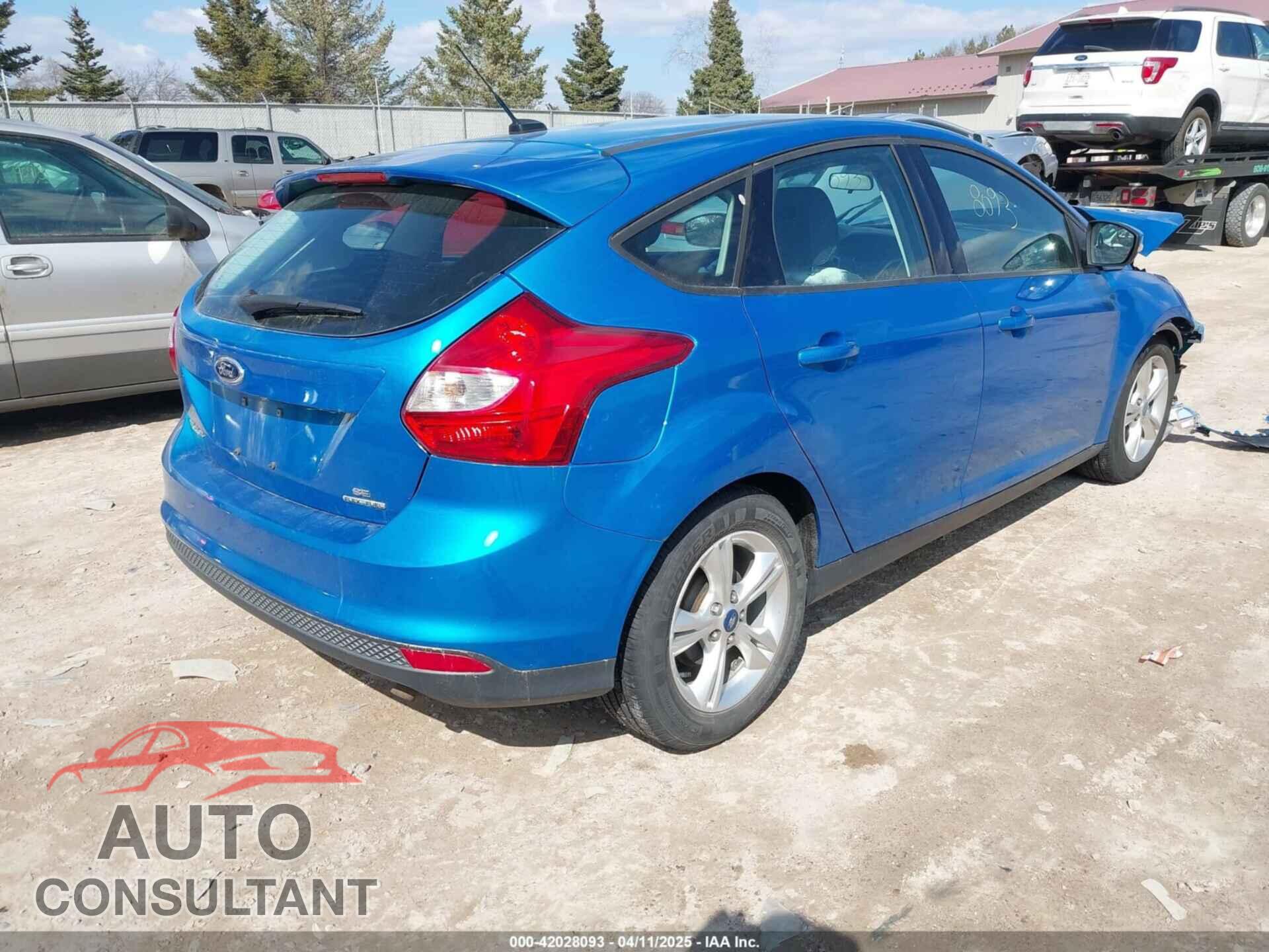 FORD FOCUS 2013 - 1FADP3K29DL283330