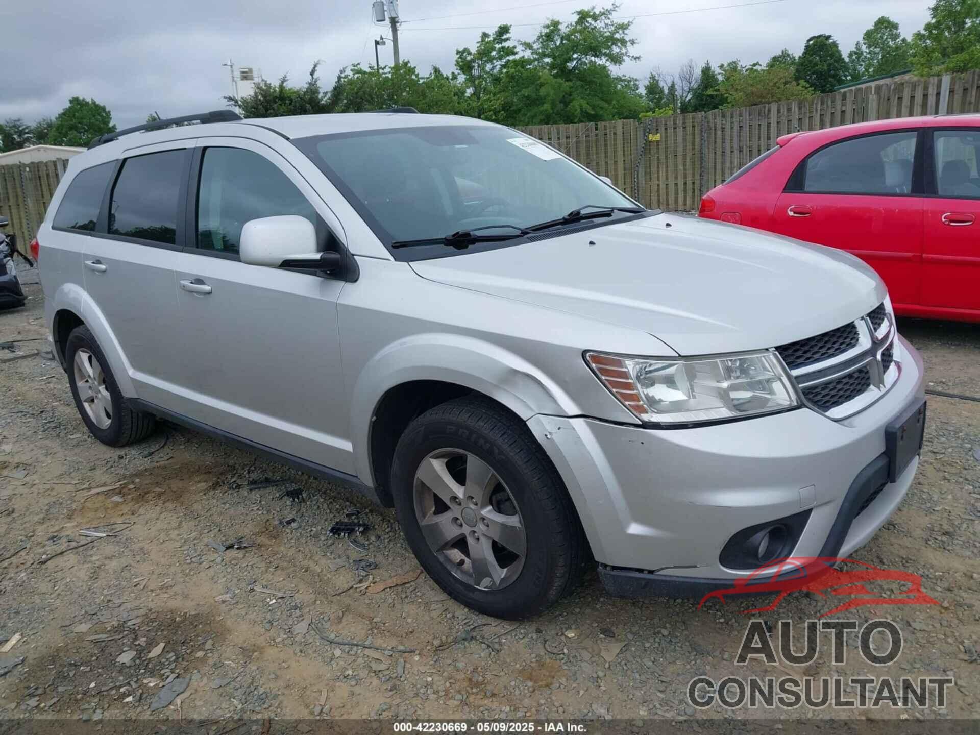 DODGE JOURNEY 2012 - 3C4PDCBG6CT166027