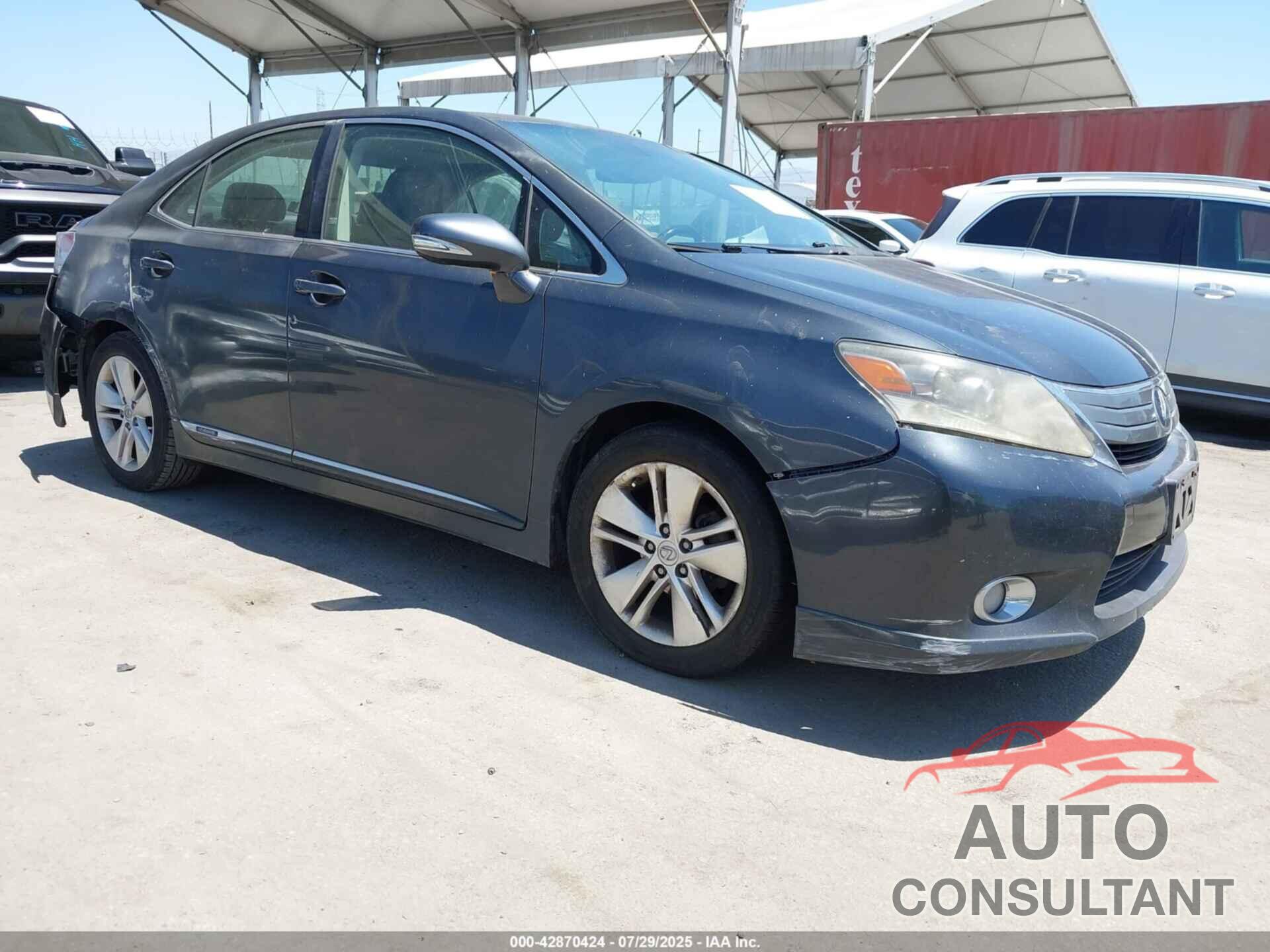 LEXUS HS 250H 2010 - JTHBB1BA9A2007564