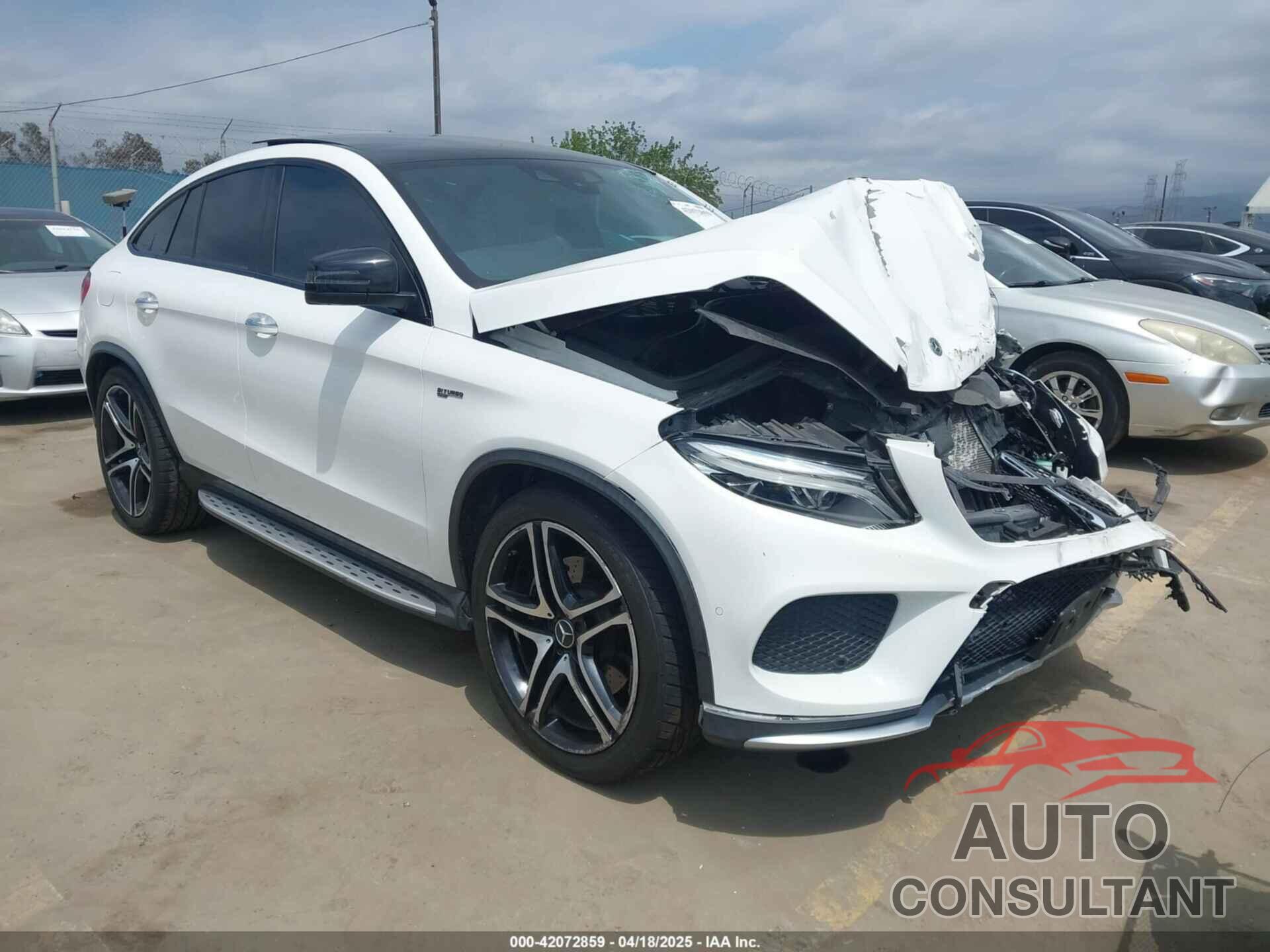 MERCEDES-BENZ AMG GLE 43 COUPE 2018 - 4JGED6EB2JA096762
