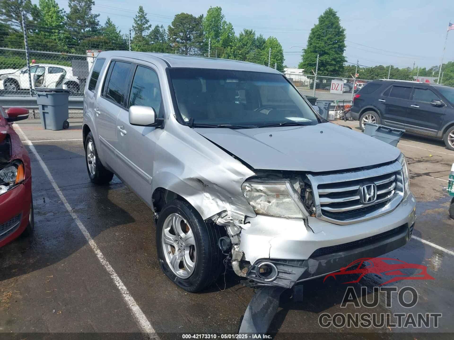 HONDA PILOT 2012 - 5FNYF3H68CB014083