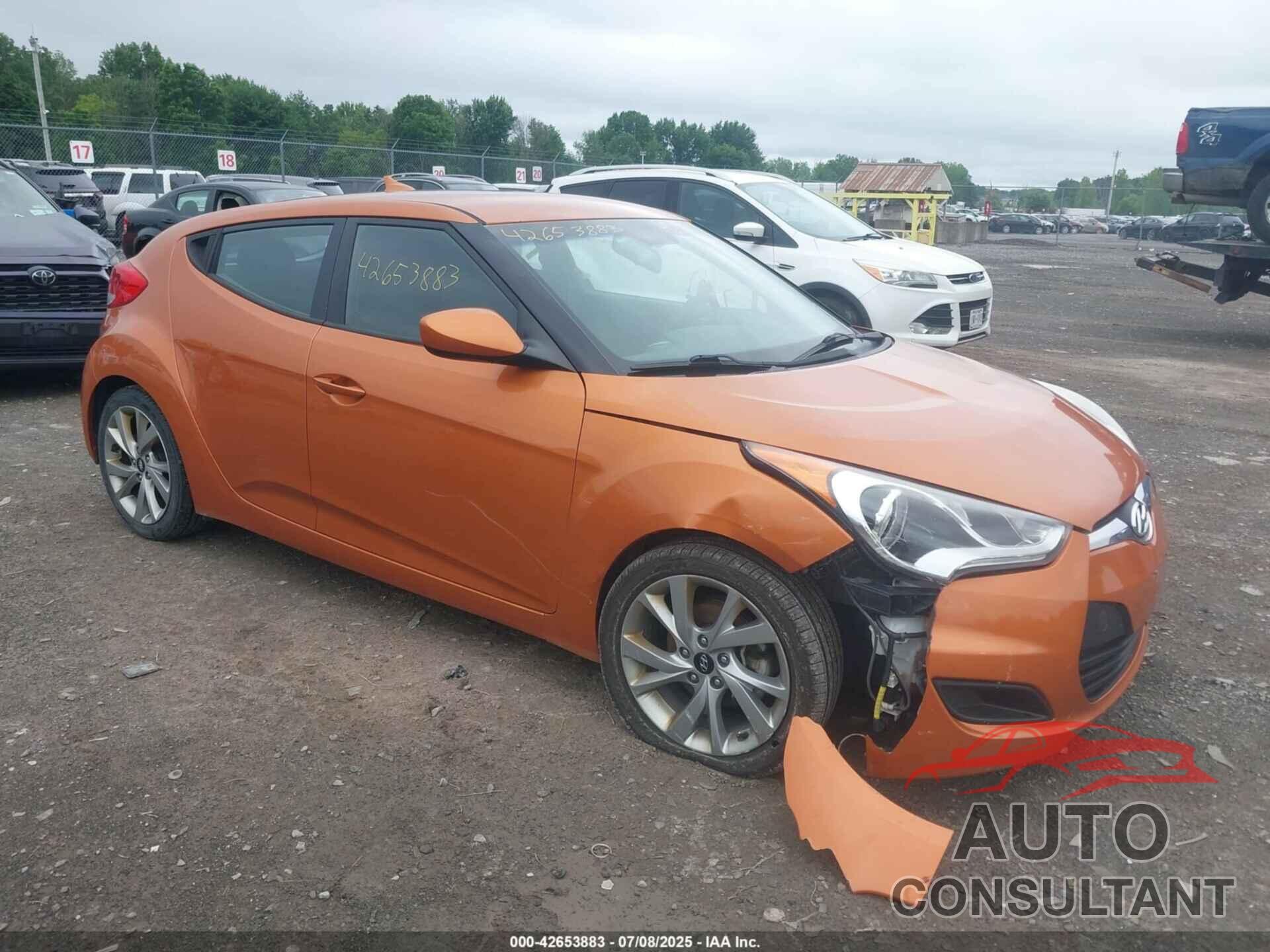 HYUNDAI VELOSTER 2016 - KMHTC6AD9GU272232