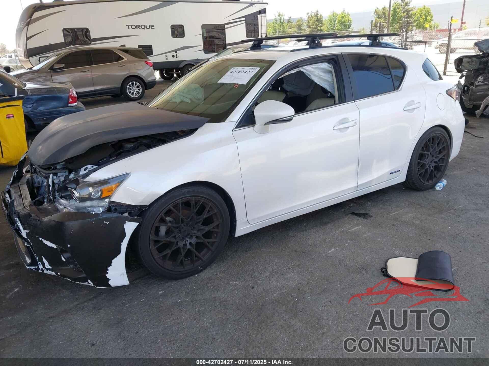 LEXUS CT 200H 2017 - JTHKD5BH6H2280289